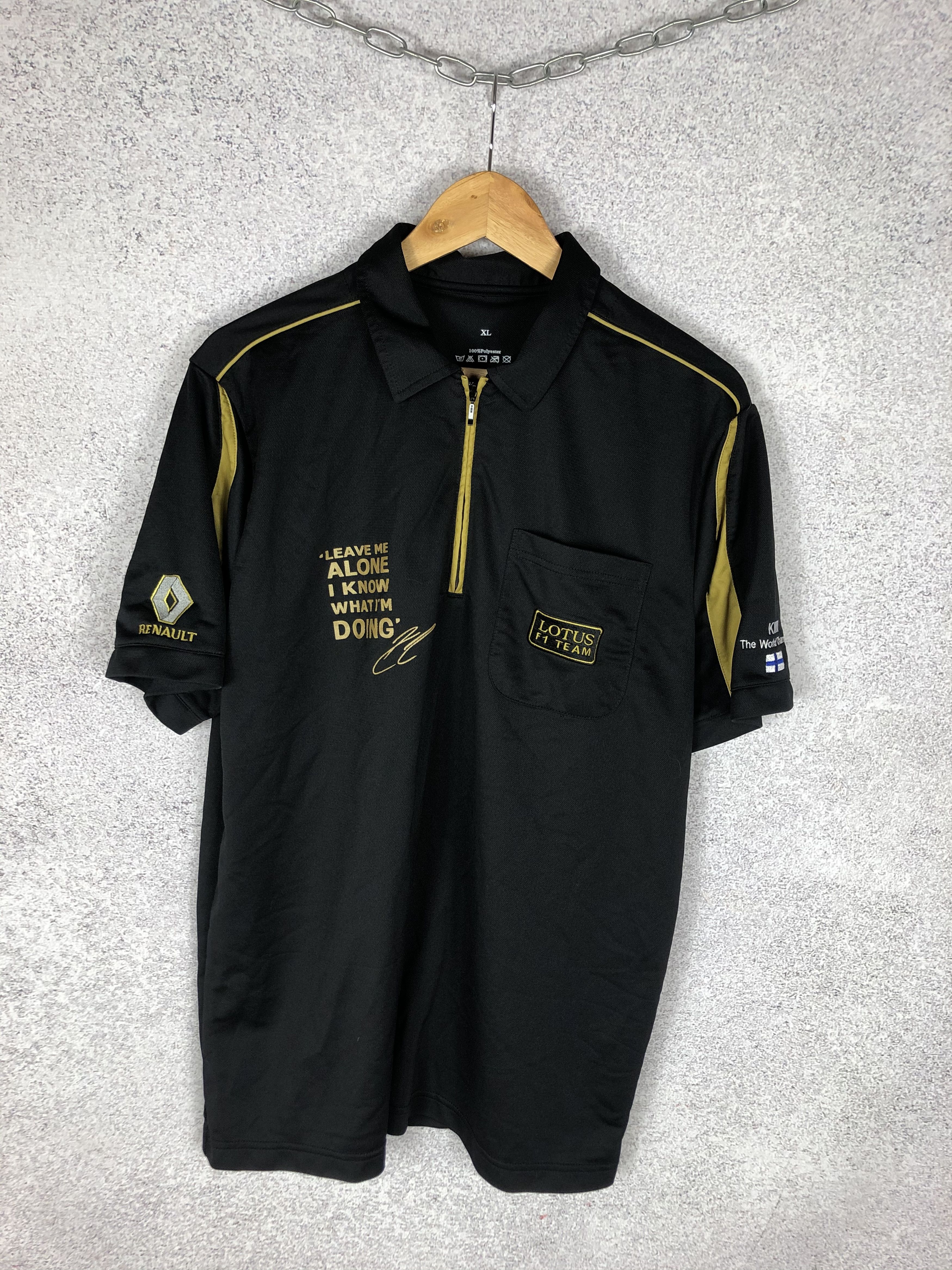 Formula 1 Vintage Lotus Formula 1 Team Kimi Raikkonen Renault T-Shirt Size US XL / EU 56 / 4 - 1 Thumbnail