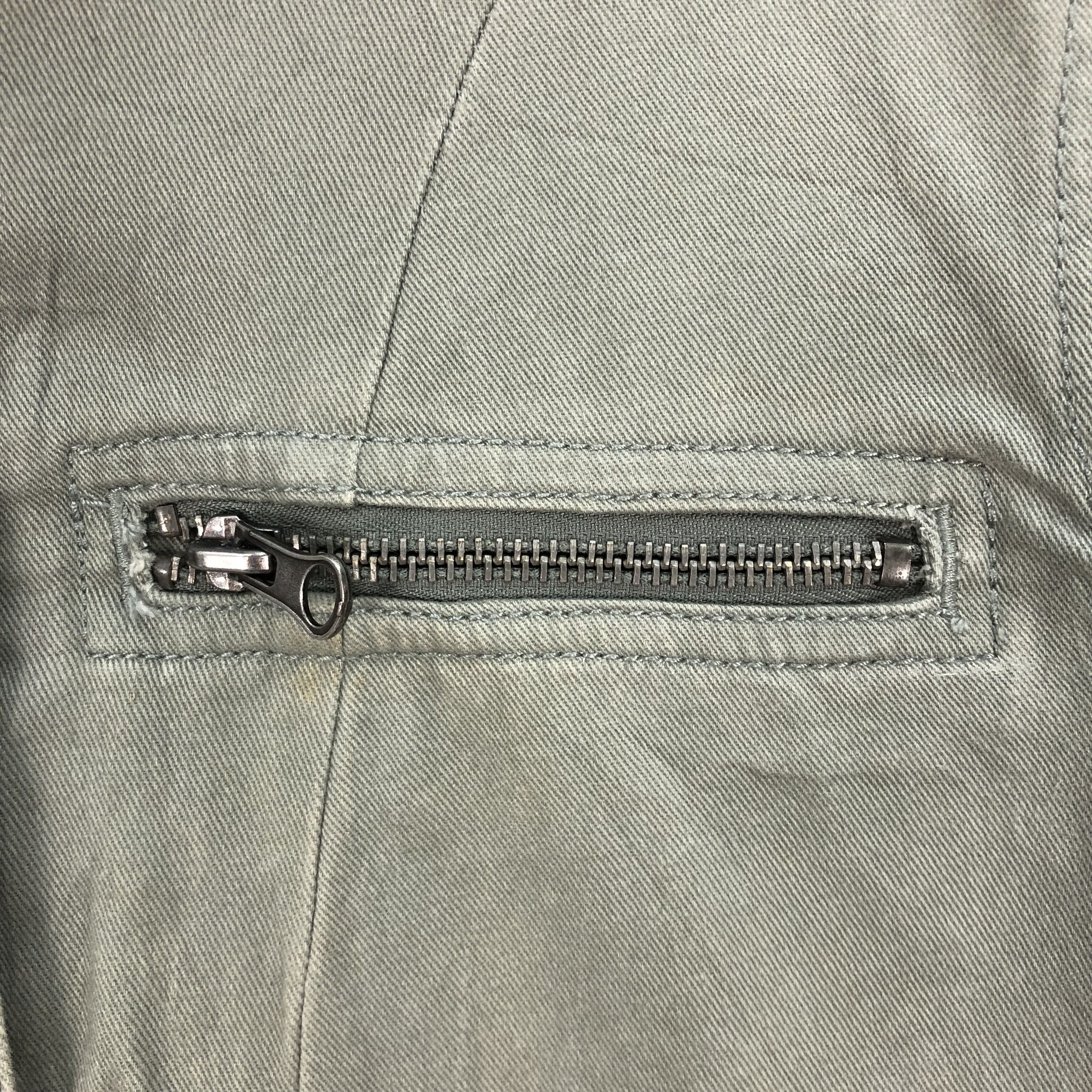 Japanese Brand × Vintage Vintage Military Olive Green Zipper Jacket Size US M / EU 48-50 / 2 - 4 Thumbnail