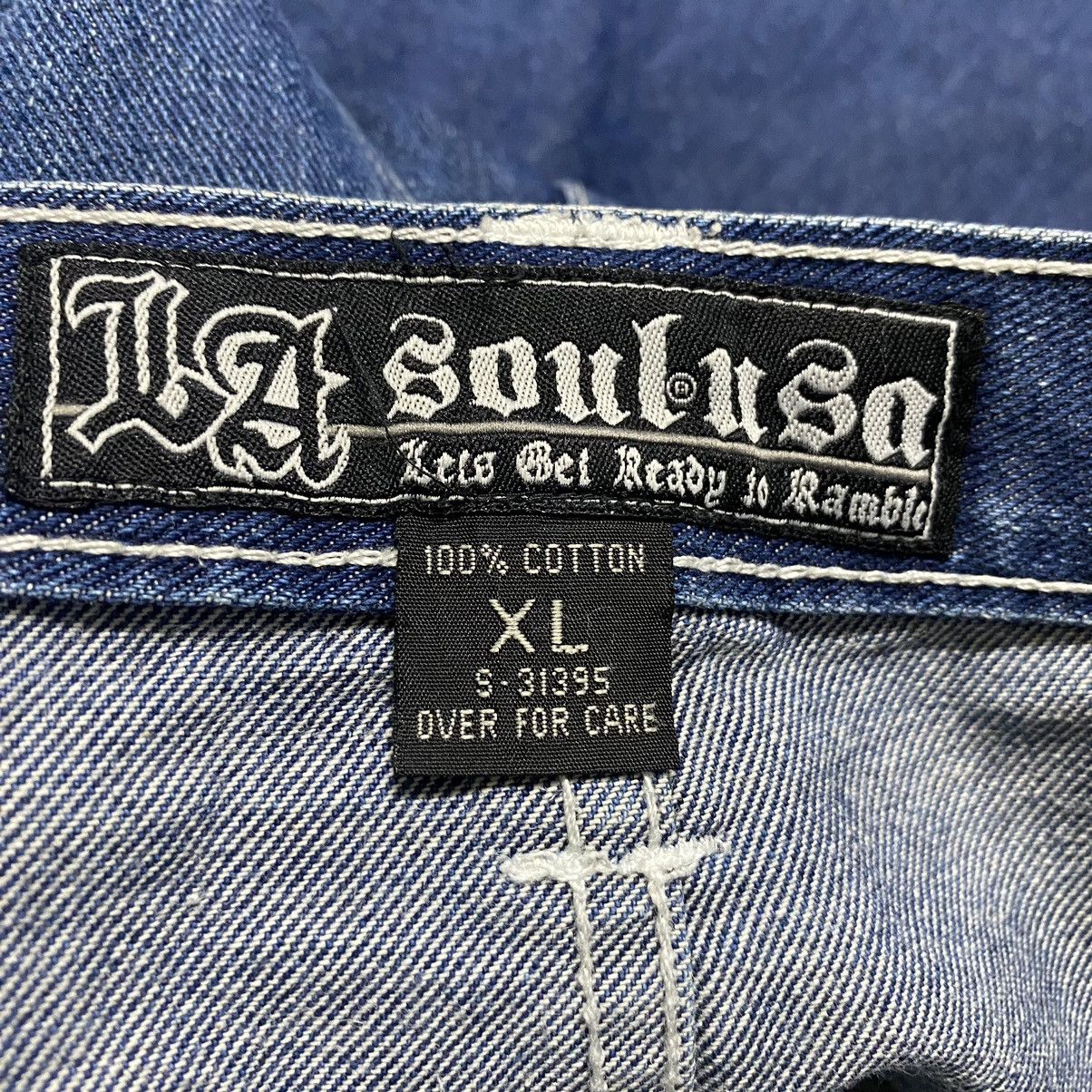 Vintage Vintage LA SOUL Denim Baggy Pants Size US 31 - 15 Thumbnail