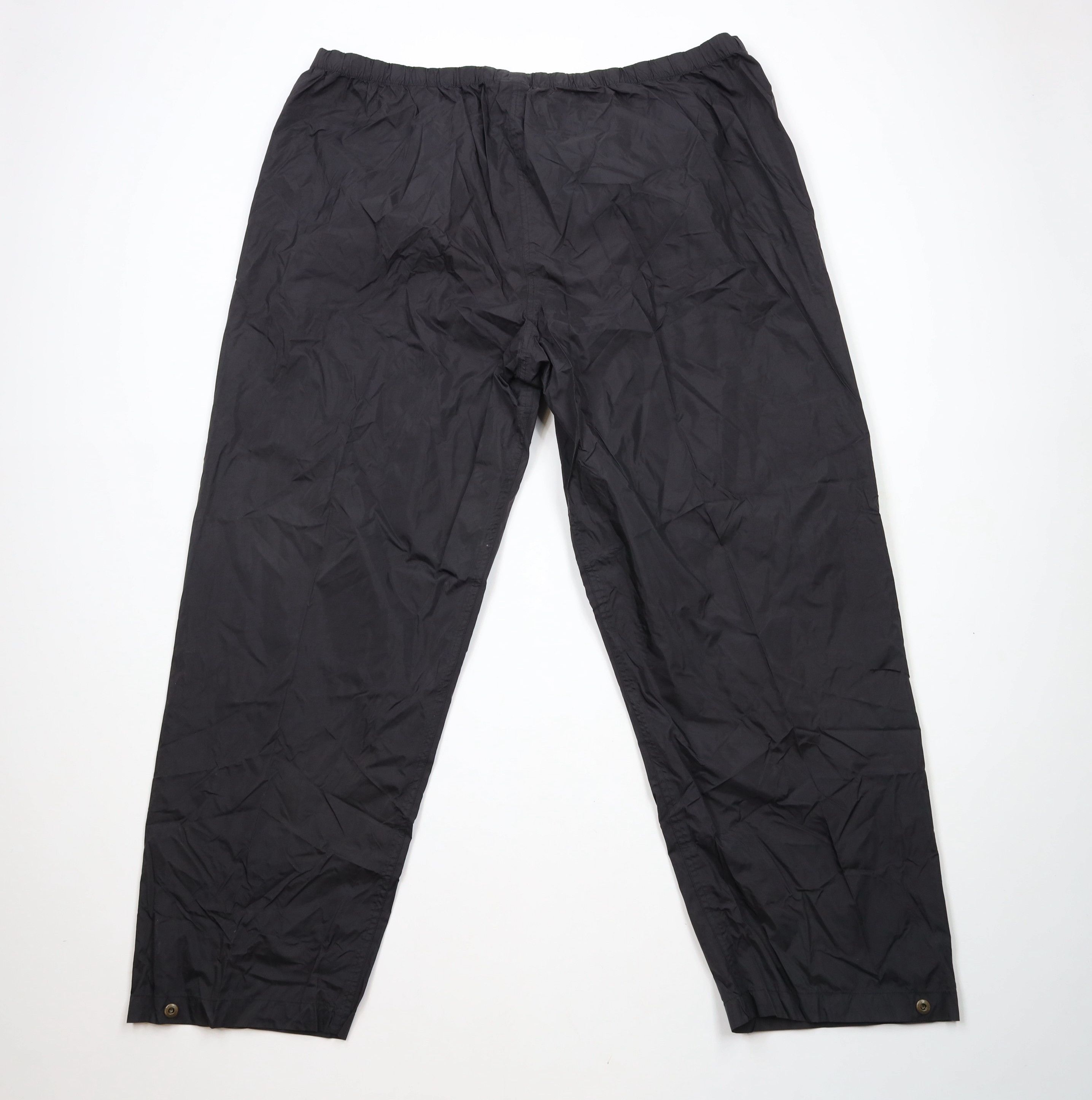 Cabelas × Vintage Vintage Cabelas Wide Leg Outdoor Hiking Rain Pants Black Size US 42 / EU 58 - 8 Thumbnail