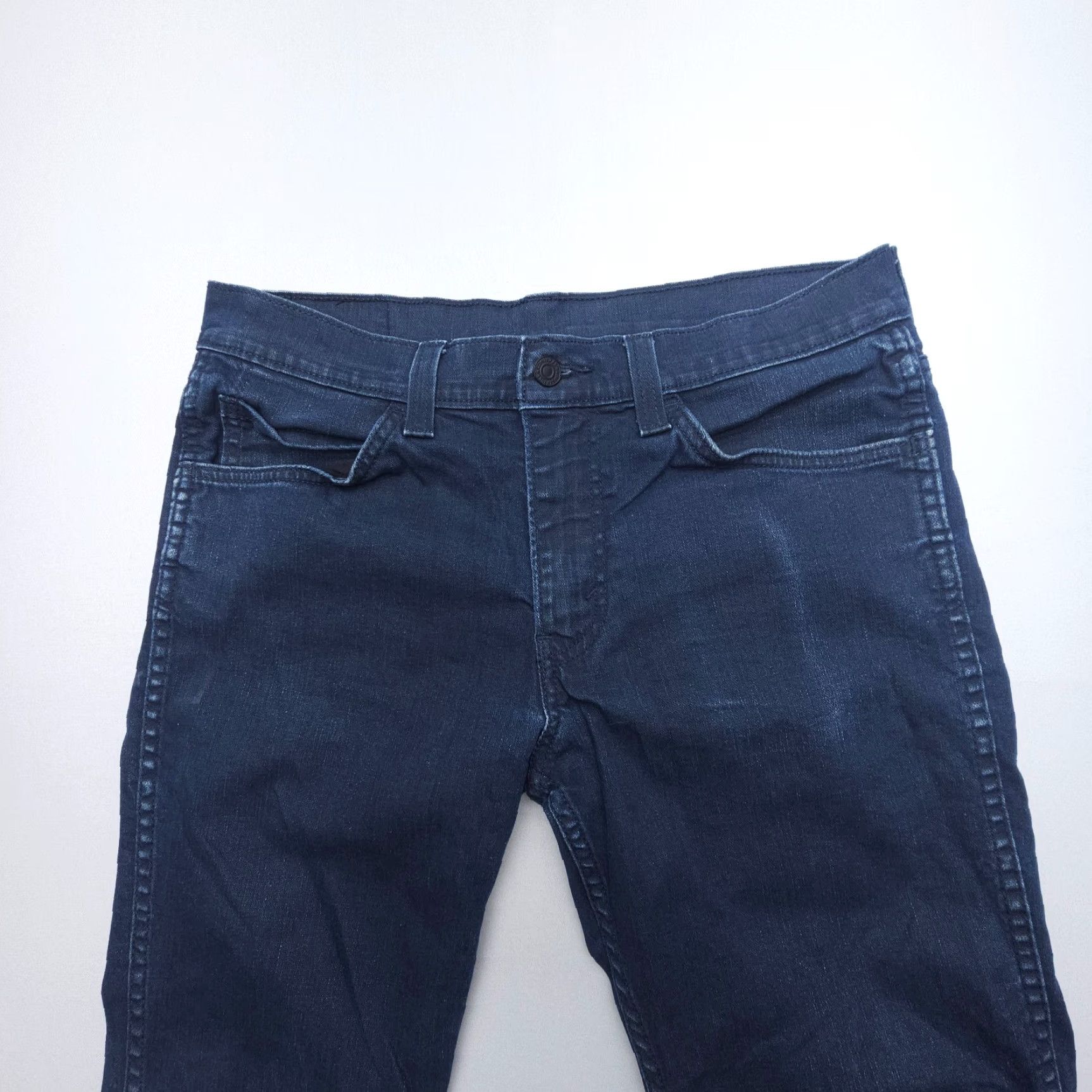 Levi's Levi's 511 Skinny Fit Jeans Mens 32 x 32 Dark Wash Blue Denim Slim Flex Size US 32 / EU 48 - 3 Thumbnail