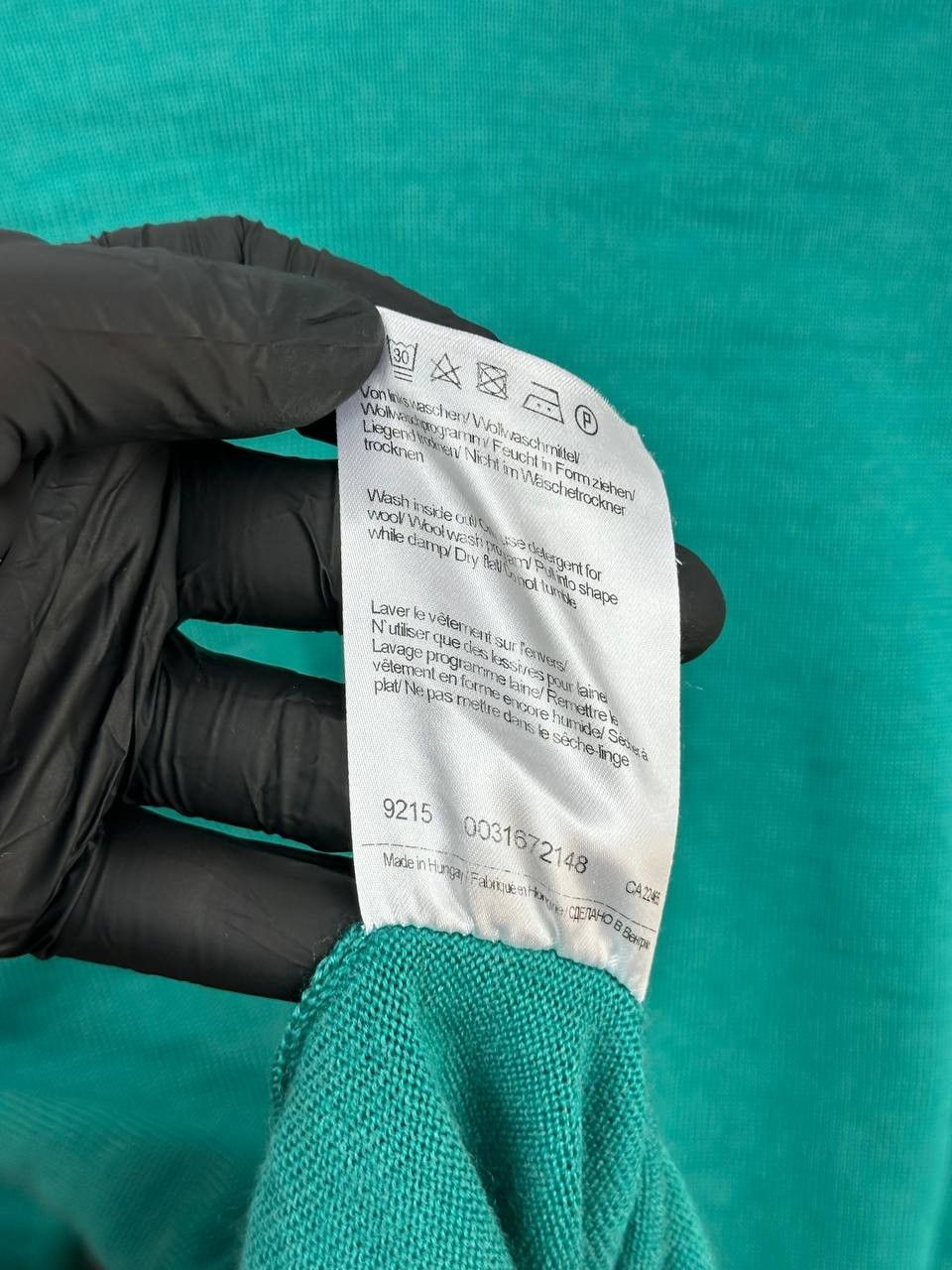 Other Maerz Muenchen V-Neck Sweater Merino Wool Mentol Blue Jumper Size US M / EU 48-50 / 2 - 13 Thumbnail