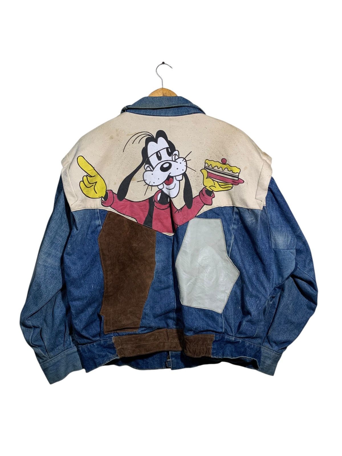 DENIM TEARS 🔥DENIM COSTUM WITH LEATHER PARTS PATCHWORKS Size US XL / EU 56 / 4 - 1 Thumbnail