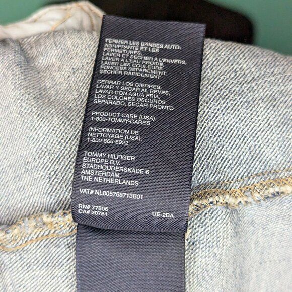 Tommy Hilfiger Tommy Hilfiger Women's Trucker Denim Jean Jacket Size Large Size L / US 10 / IT 46 - 5 Thumbnail