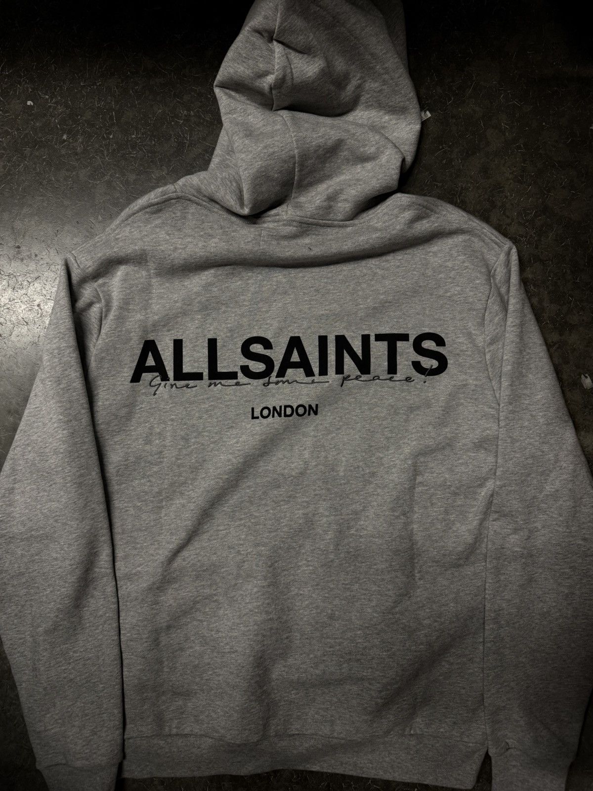 Allsaints Allsaints Grey Underground Hoodie Size US S / EU 44-46 / 1 - 2 Thumbnail
