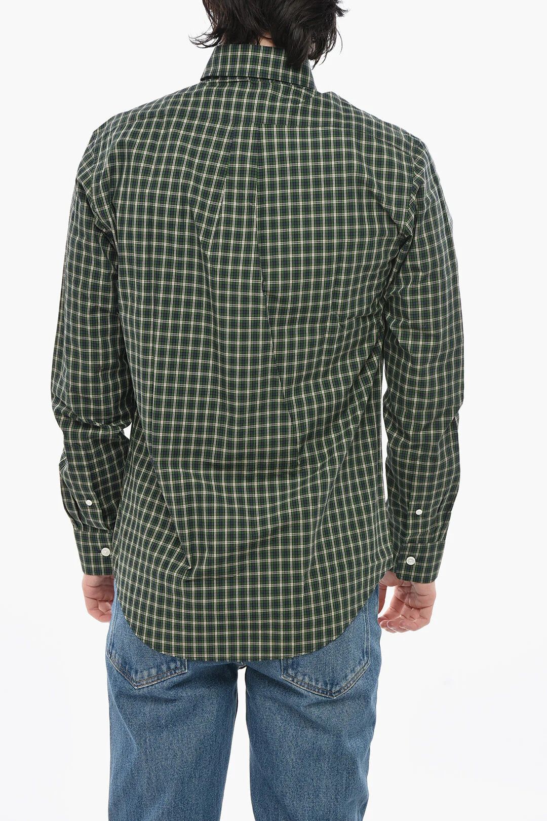 Givenchy og1mm0326 Button-Down Cotton Shirt in Multicolour Size US S / EU 44-46 / 1 - 2 Thumbnail