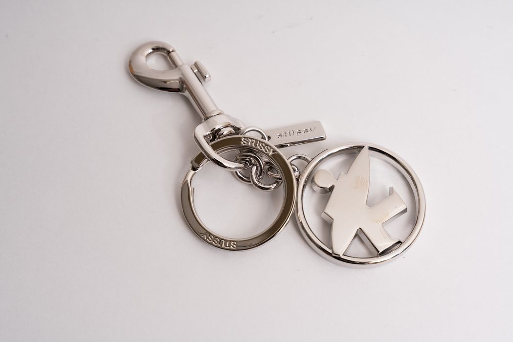 STUSSY SURFMAN KEYCHAIN キーチェーン-