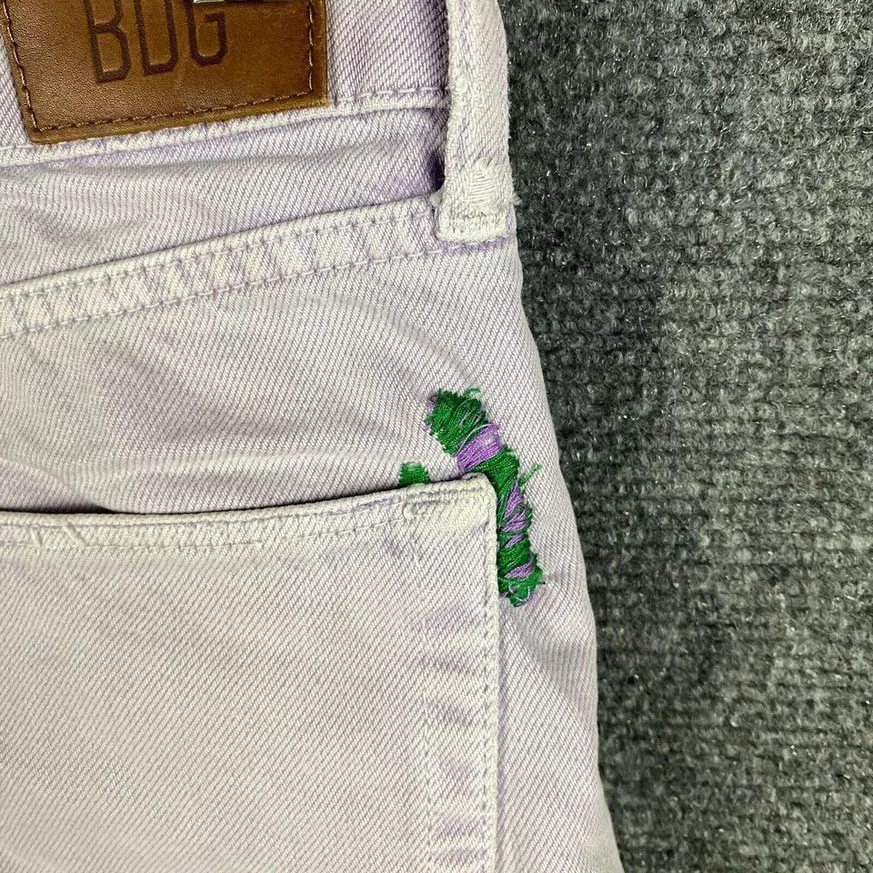 Bdg BDG Mom Jeans Women's 26x32 High Rise Cotton Light Purple Size 26" / US 2 / IT 38 - 6 Thumbnail