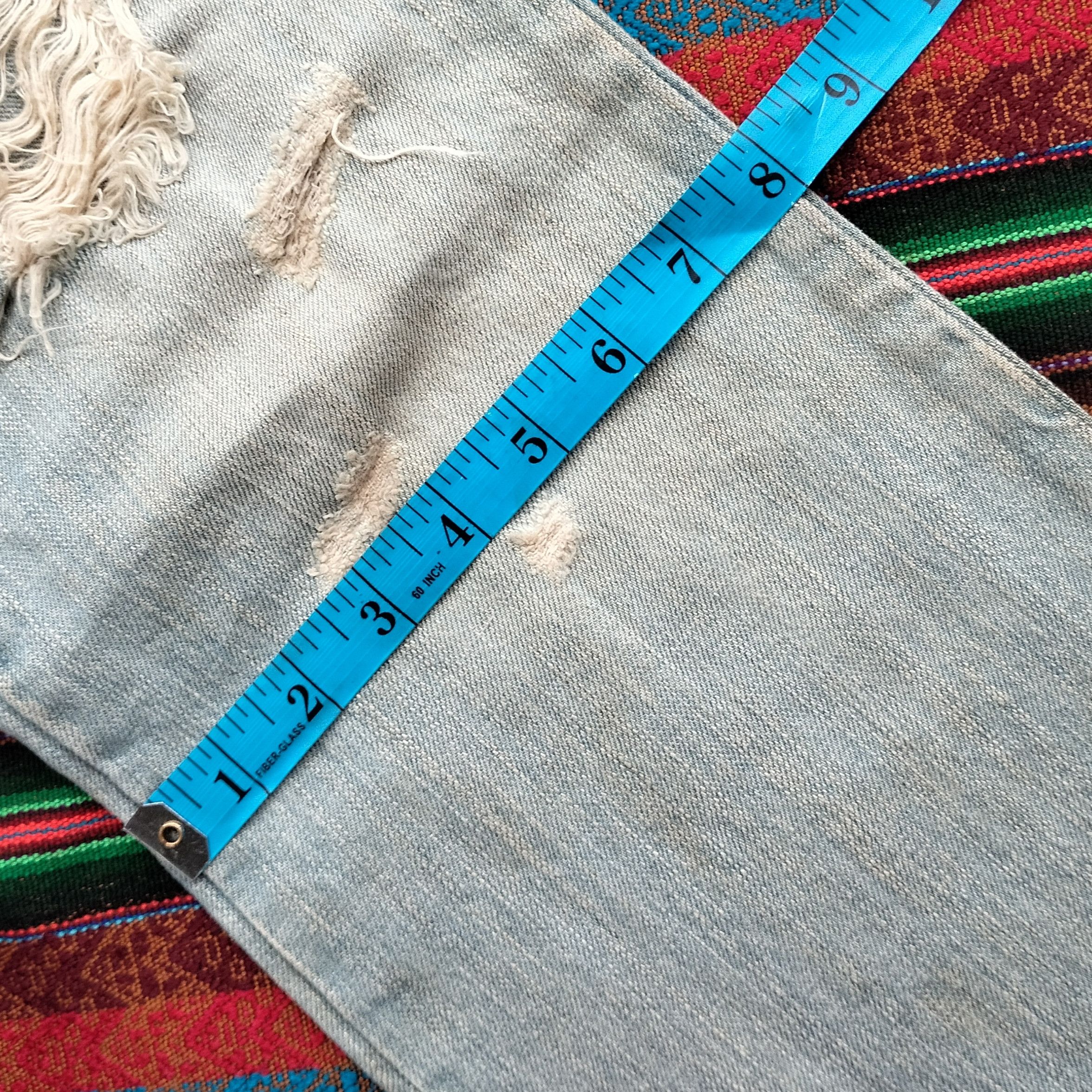 Le Grande Bleu (L.G.B.) mud wash distressed flare denim Size US 34 / EU 50 - 19 Thumbnail