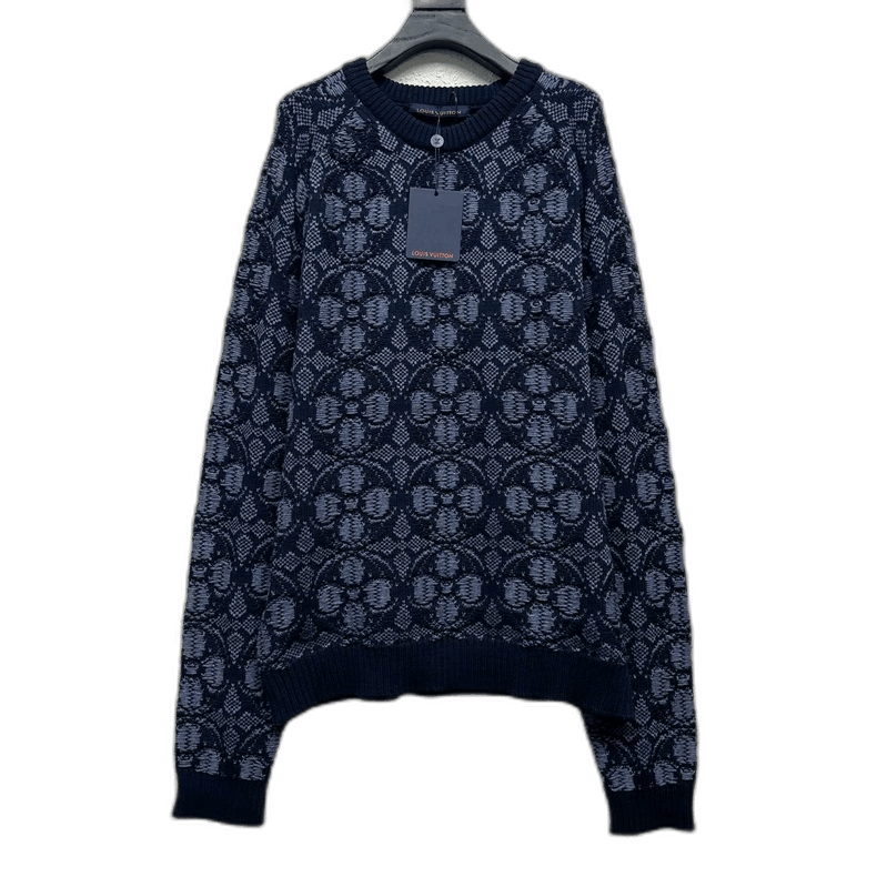 Louis Vuitton Louis Vuitton Tri-Flower Knit Sweater - dmc Size M / US 6-8 / IT 42-44 - 1 Thumbnail