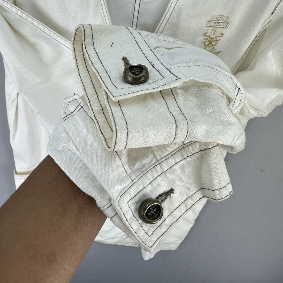 Japanese Brand Vintage 90's Cardigan Embroidered Logo by Ville d'azur40 Size S / US 4 / IT 40 - 10 Thumbnail