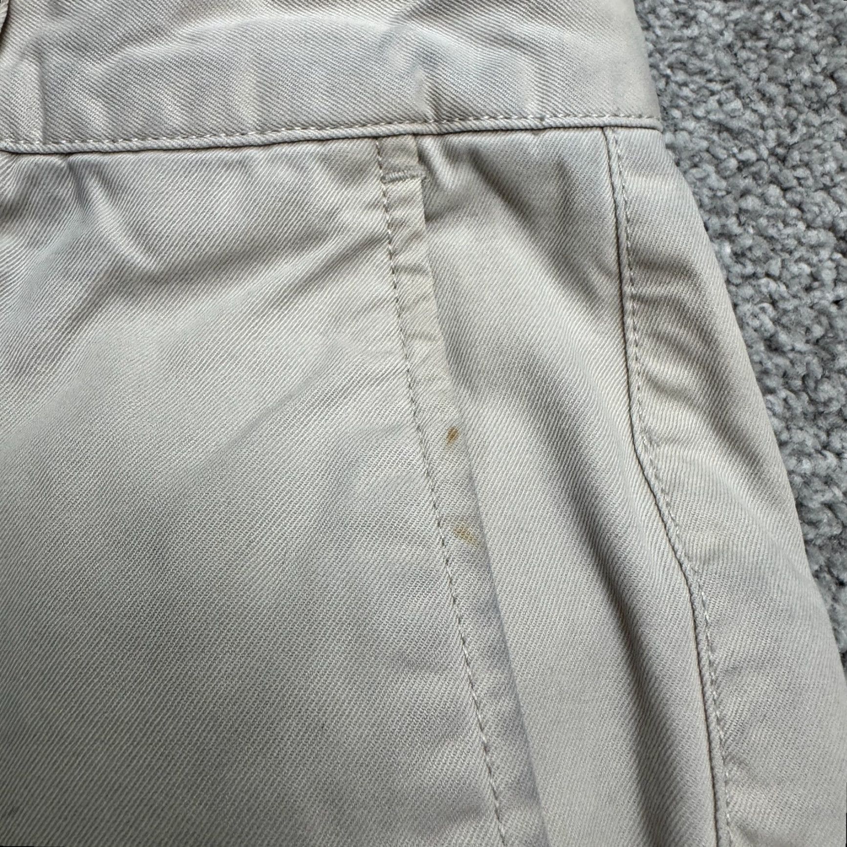 Bonobos Bonobos Slim Fit Straight Leg Chino Pants Mens 31x34 Beige Cotton Flannel Lined Size US 31 - 3 Thumbnail