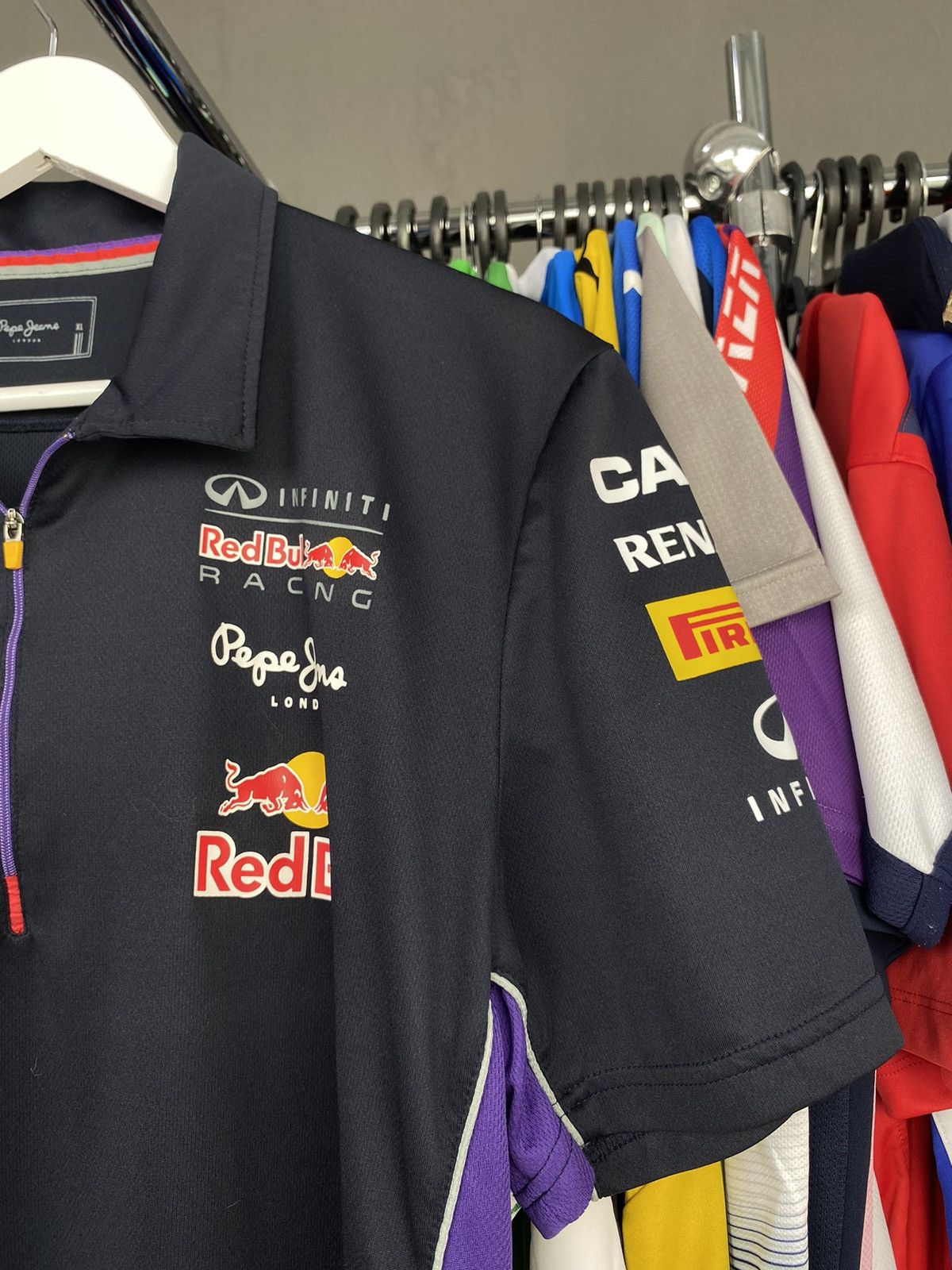 Pepe Jeans PEPE JEANS RED BULL F1 RACING SHIRT JERSEY XL Size US XL / EU 56 / 4 - 4 Thumbnail