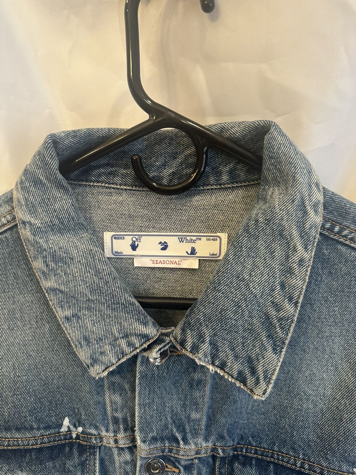 Off-White Off-White Denim Jacket Size US L / EU 52-54 / 3 - 2 Thumbnail