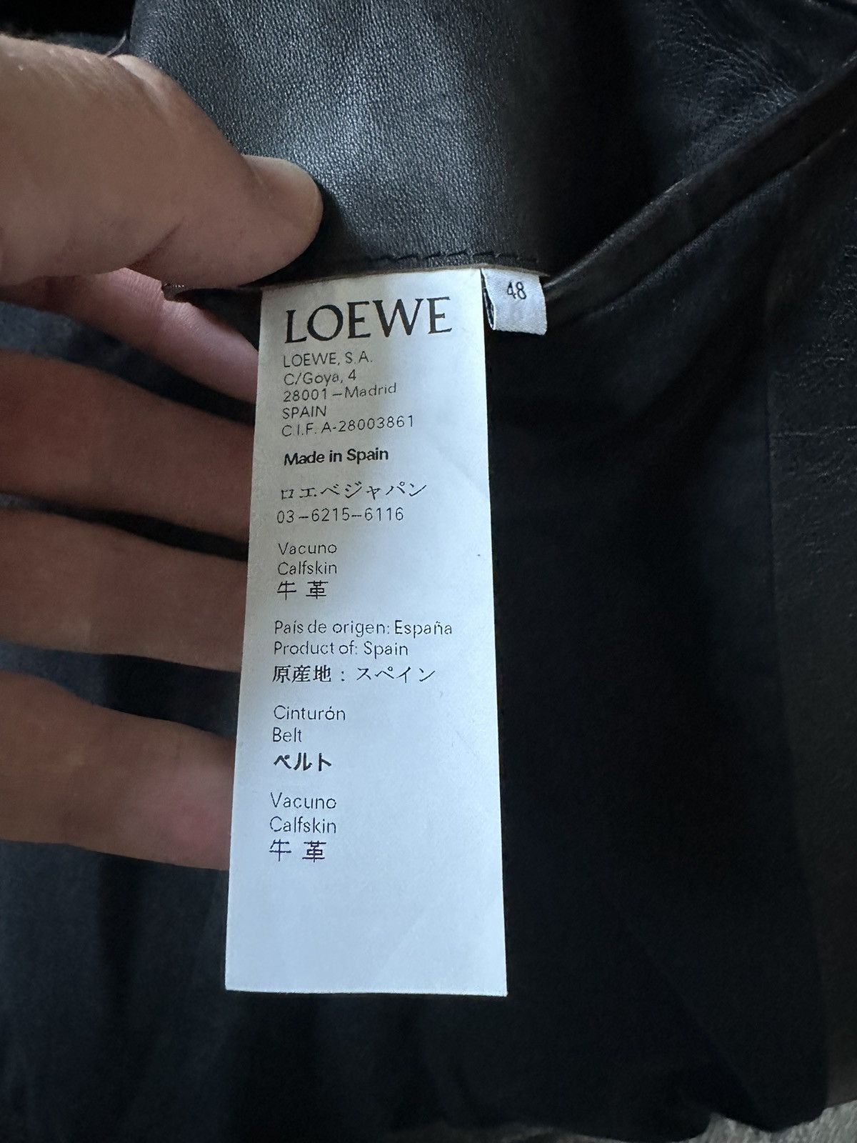 Loewe RUNWAY! LOEWE LEATHER JACKET HANDPAINTED Size US M / EU 48-50 / 2 - 16 Thumbnail