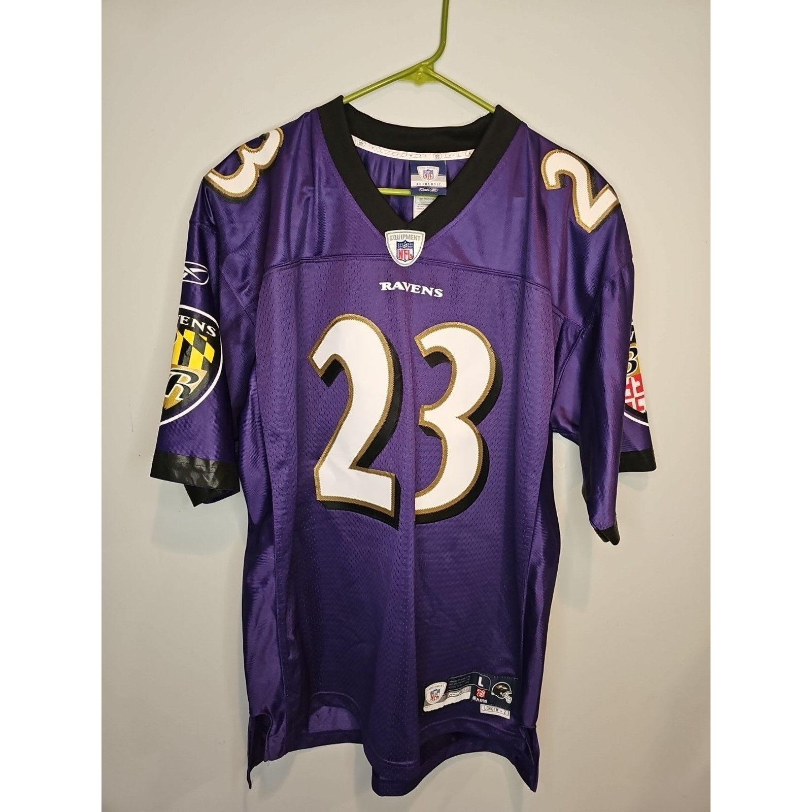 Reebok Reebok Willis McGahee #23 Baltimore Ravens Jersey Men's Sz L Size US L / EU 52-54 / 3 - 1 Thumbnail