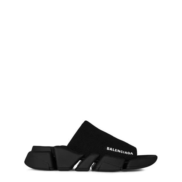 Balenciaga o1g2r1mq0924 Slides in Black Size US 7 / IT 37 - 1 Thumbnail