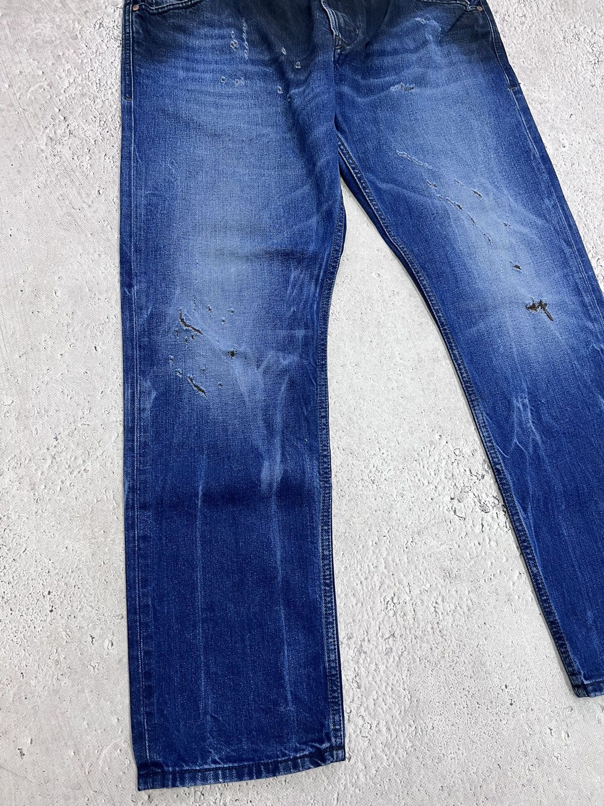 Diesel × Vintage Y2K Vintage Diesel Jeans Denim Washed CARGO Pants Size US 34 / EU 50 - 2 Thumbnail