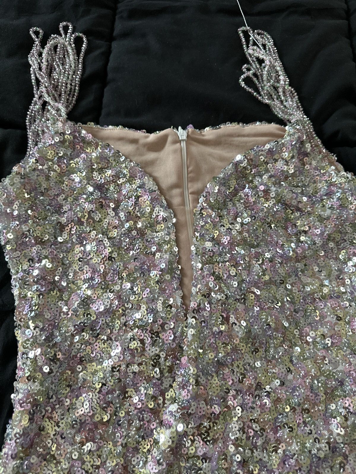 Other Sexy white and pink sequence dress Size S / US 4 / IT 40 - 1 Thumbnail