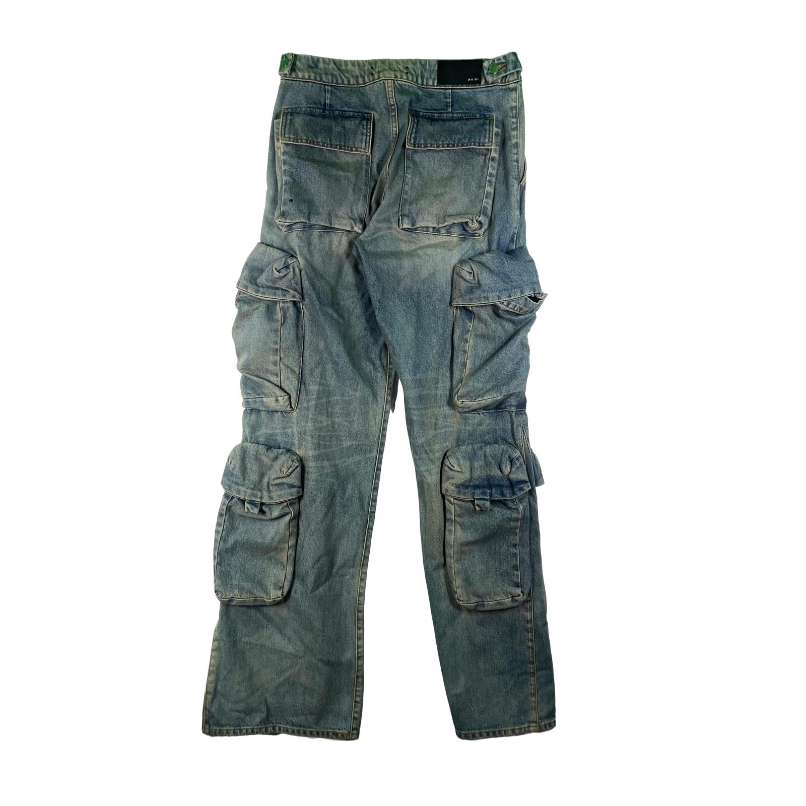 Amiri Amiri Cargo Light Wash Jeans Size US 29 - 2 Thumbnail