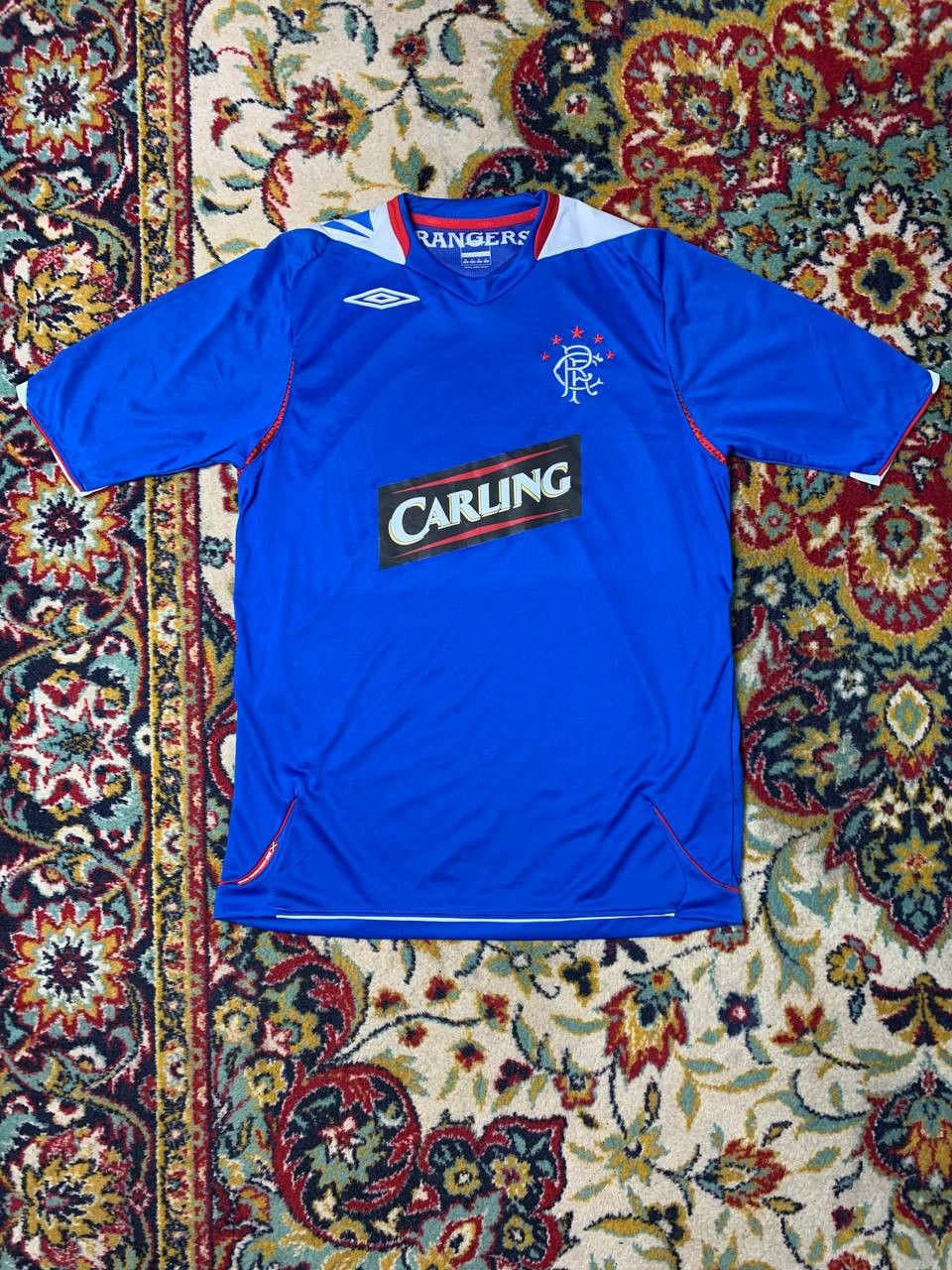 Umbro Glasgow Rangers Umbro Home Soccer Jersey 2006-2007 Carling Size US M / EU 48-50 / 2 - 1 Thumbnail