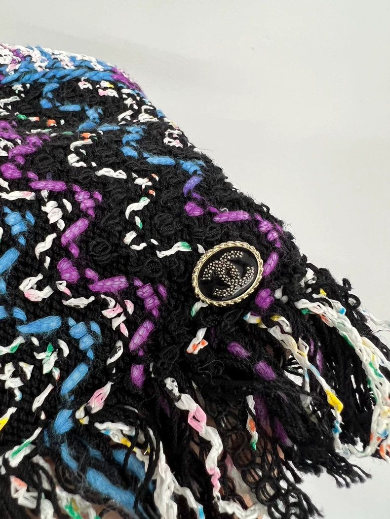 Chanel Chanel Colorful tweed tassel suspender vest Size XS / US 0-2 / IT 36-38 - 3 Thumbnail