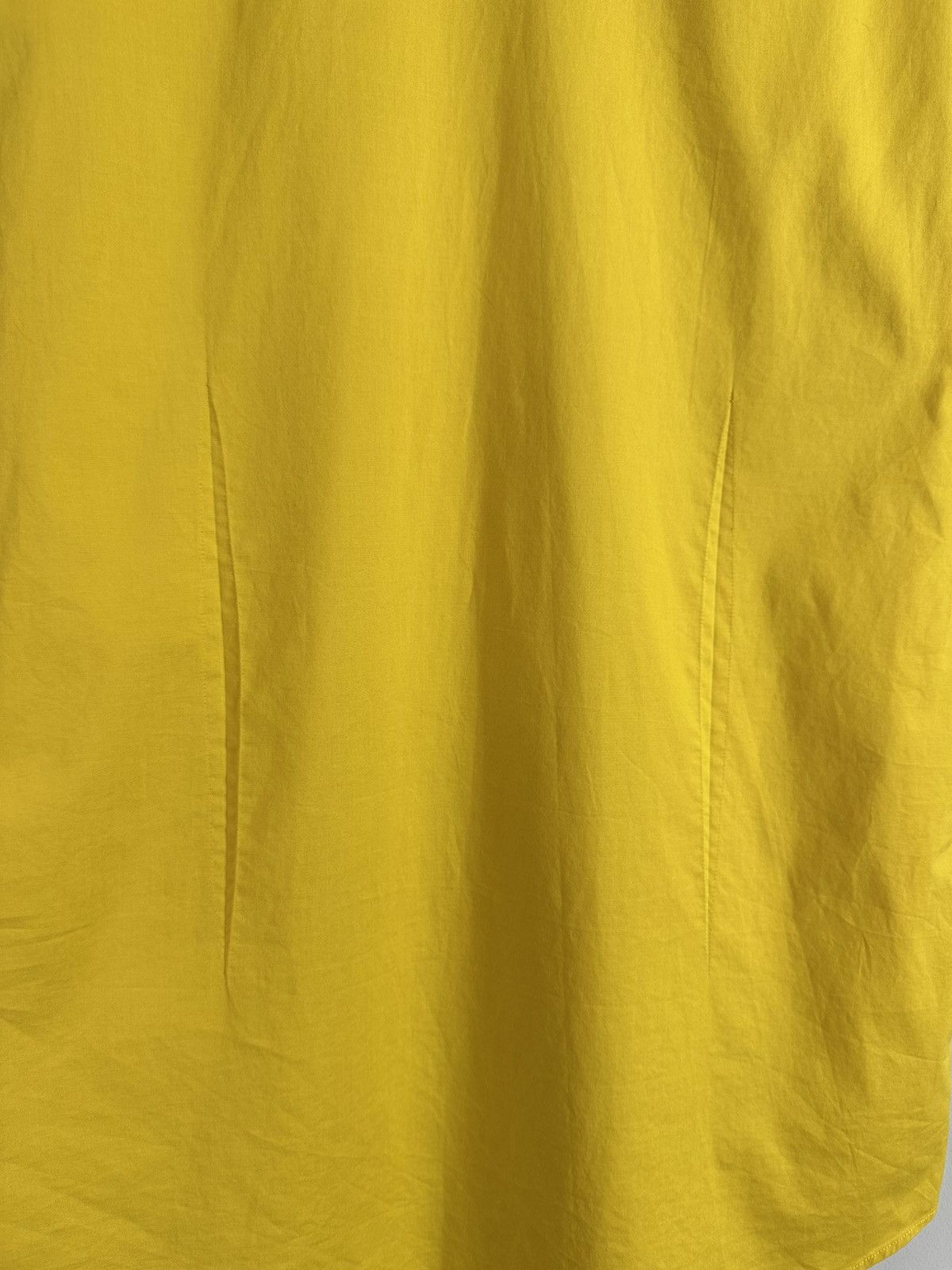 Acne Studios Acne Studios Yellow Epaulette Military Shirt Short Sleeve 50 Size US M / EU 48-50 / 2 - 5 Thumbnail