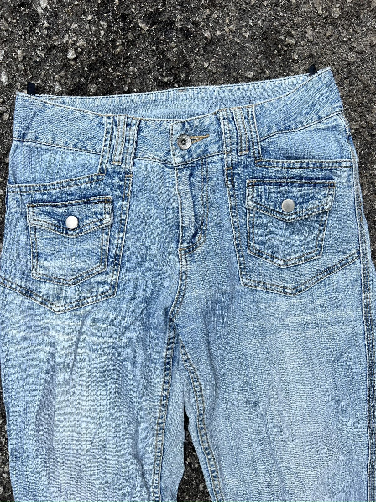 Japanese Brand 7. Japanase Brand Basic Wash Flare jeans Size 28" / US 6 / IT 42 - 3 Thumbnail