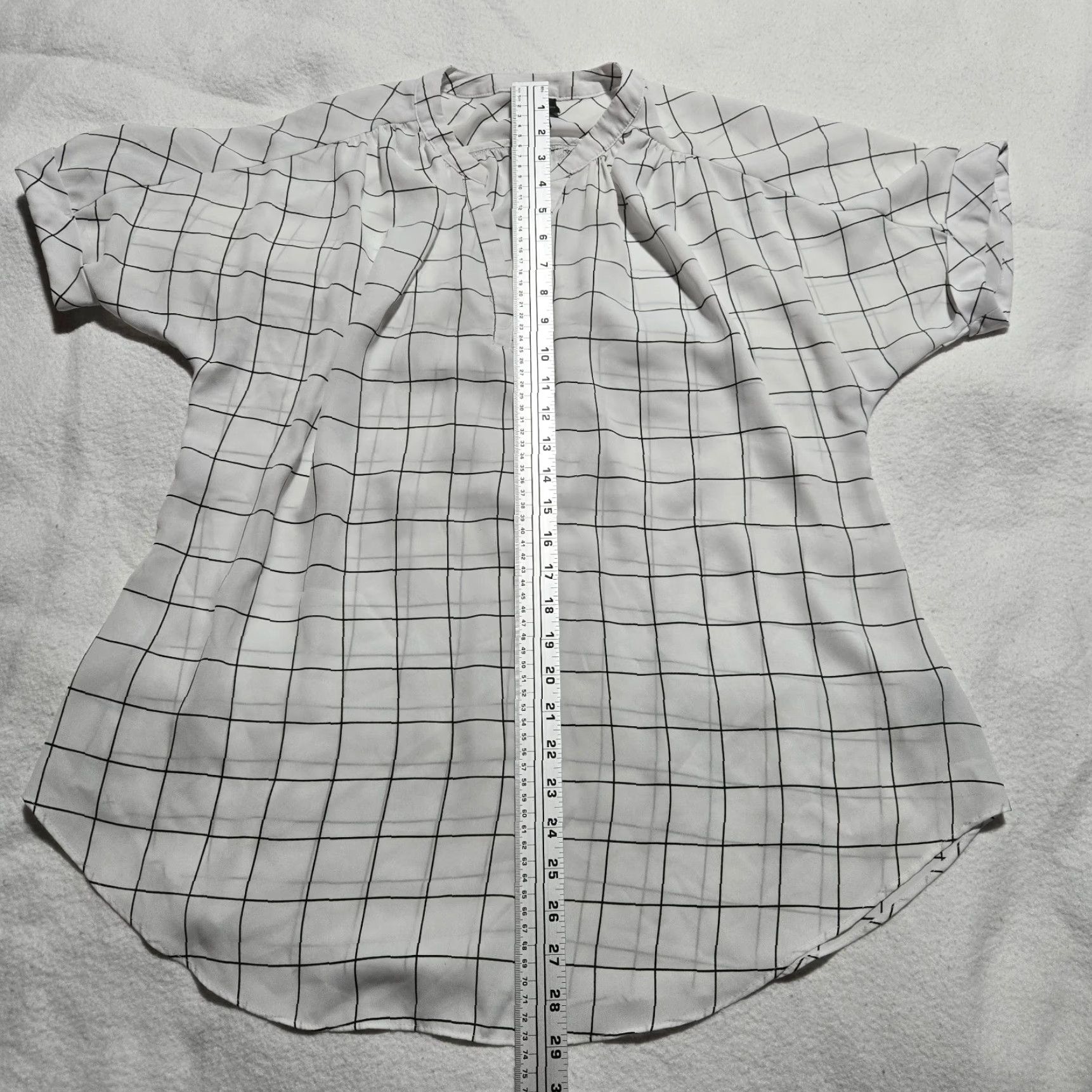 Worthington Worthington Shirt Adult Men's M White V-Neck Short Sleeve Top Size M / US 6-8 / IT 42-44 - 7 Thumbnail