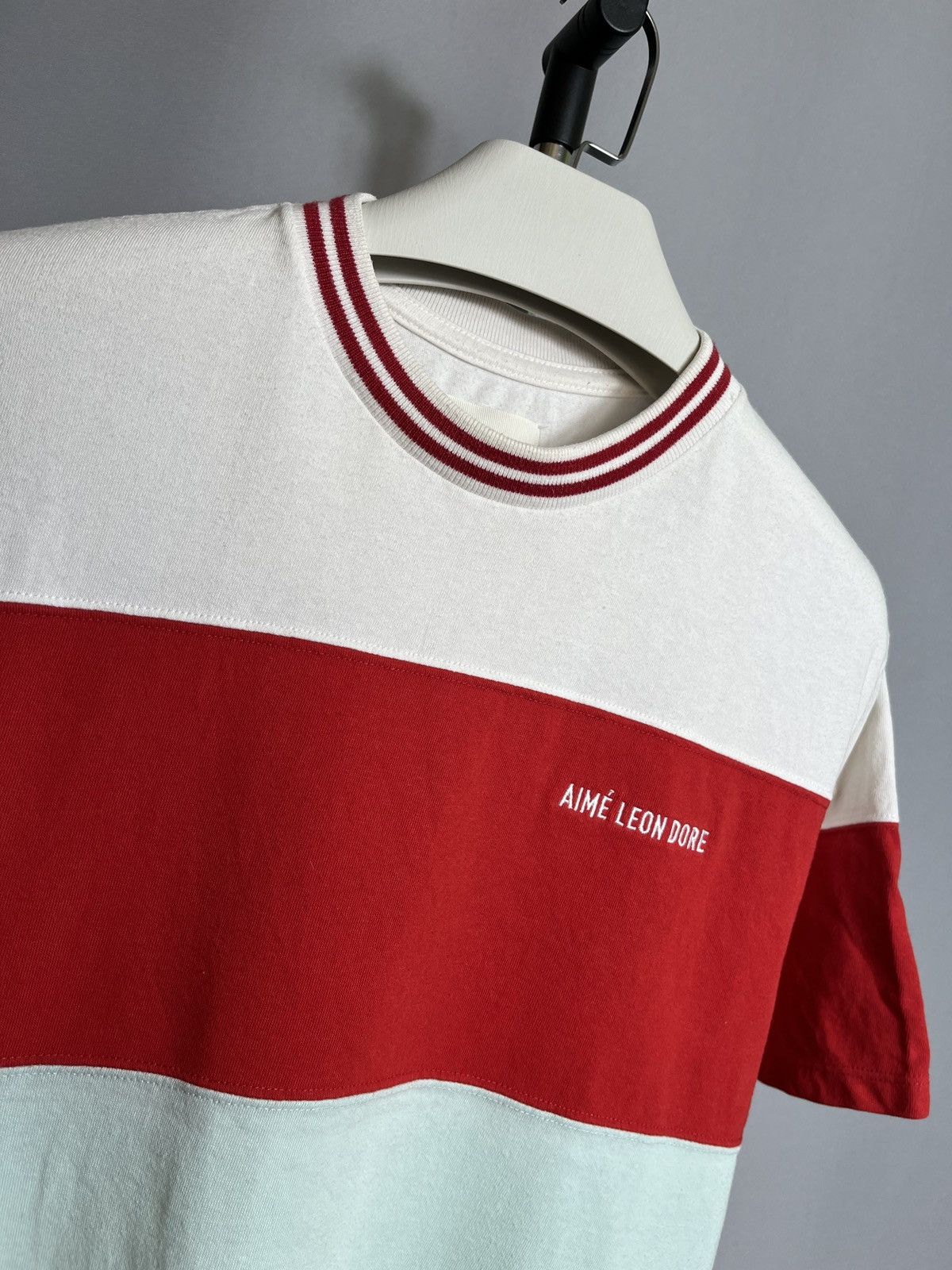 Aime Leon Dore Aime Leon Dore striped ribbed shirt mens cotton y2k casual Size US L / EU 52-54 / 3 - 3 Thumbnail