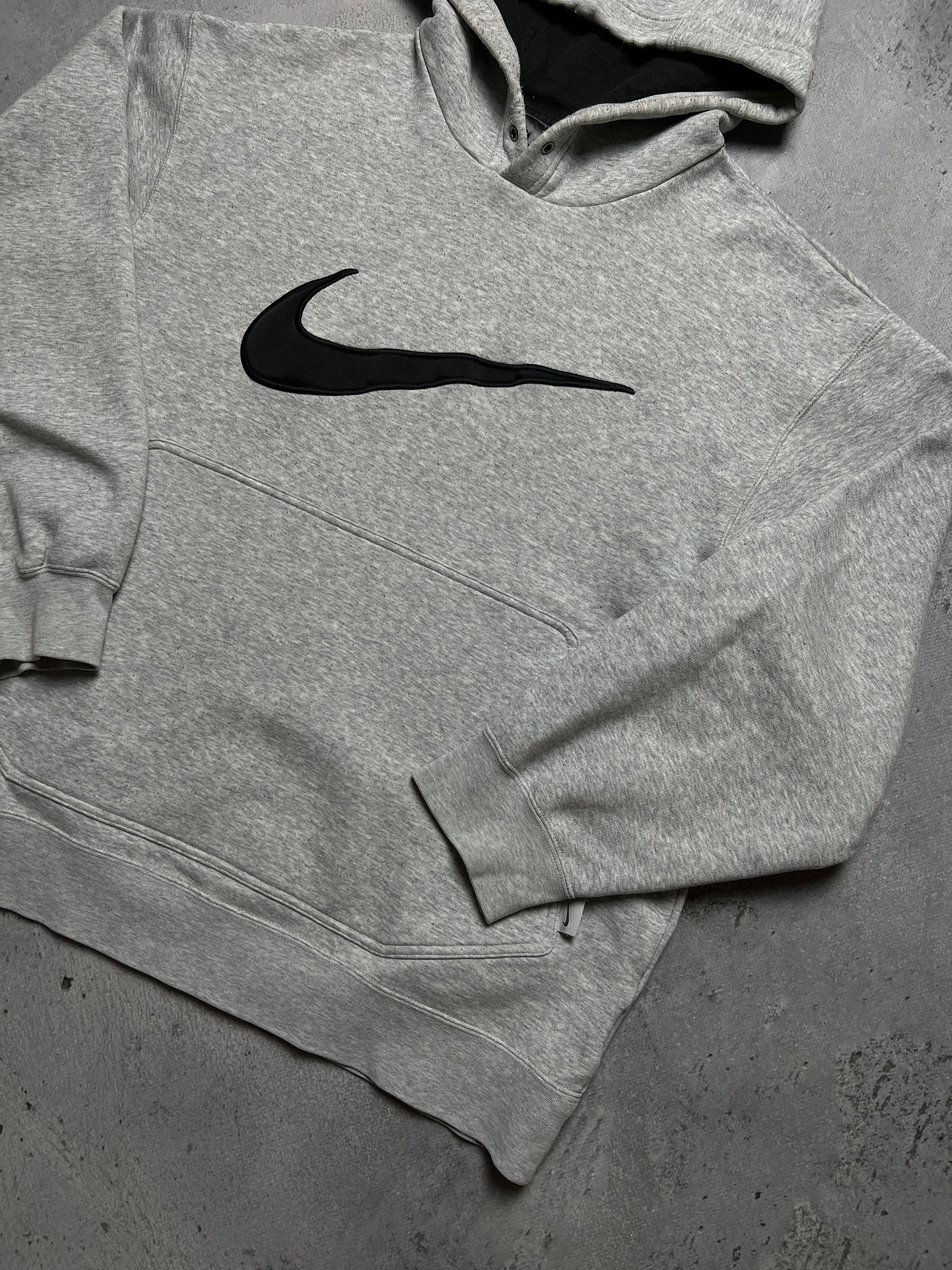 Nike Nike boxy fit vintage hoodie center swoosh logo spellout y2k Size US S / EU 44-46 / 1 - 4 Thumbnail