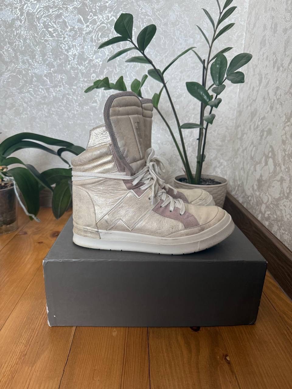 Cinzia Araia Double Front Zipper White High Top Sneakers | Grailed