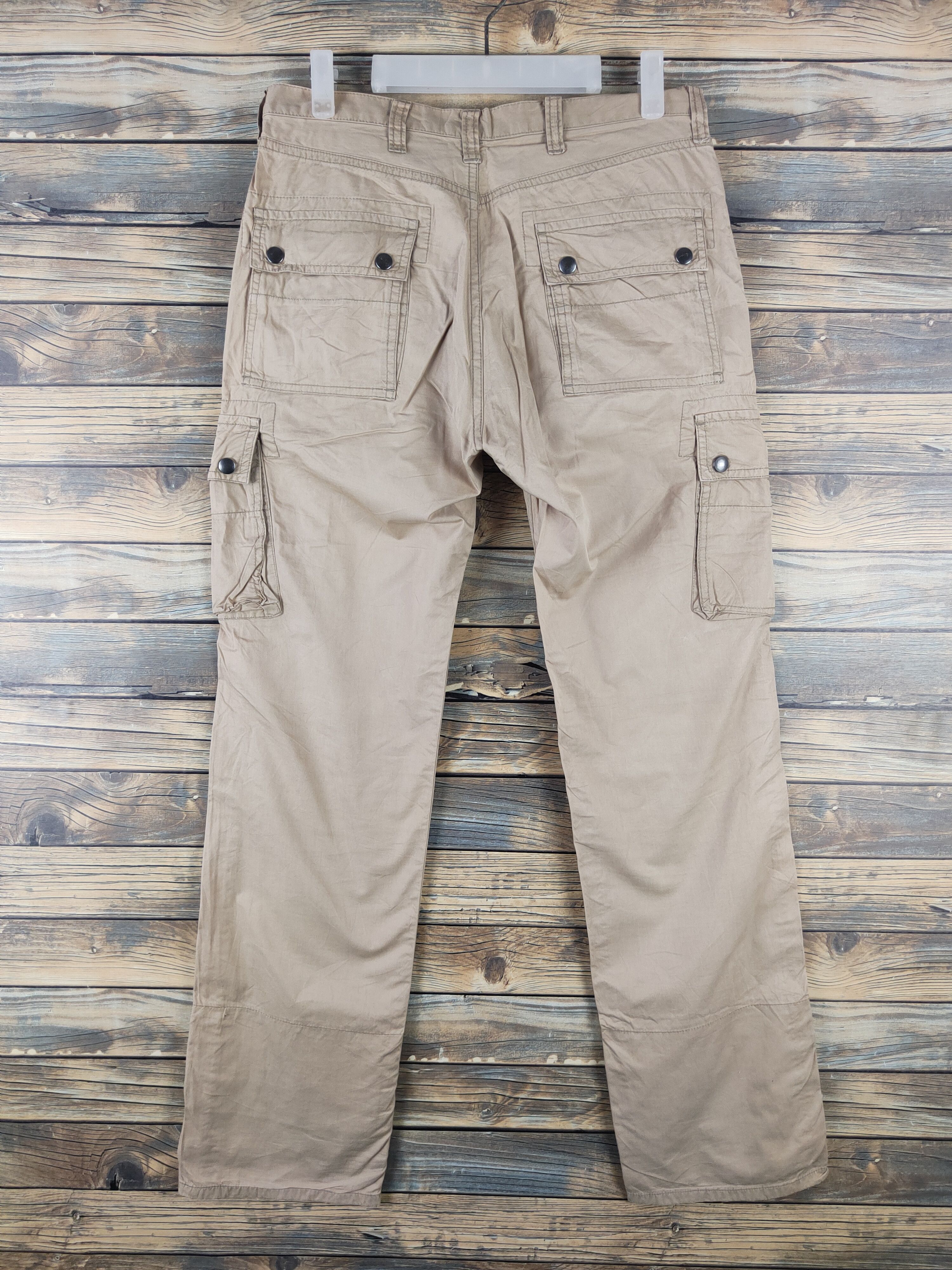 Japanese Brand × Journal Standard DL Journal Standard Beige Multipocket Cargo Pants #472 Size US 31 - 7 Thumbnail