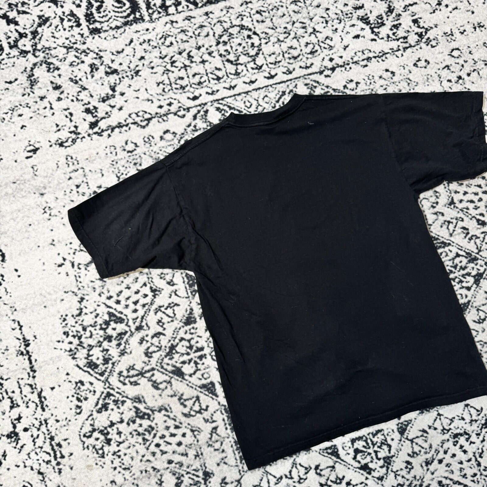 Vintage Vintage Black Cotton T-Shirt Size M Dotted Binary Code Y2k Size US M / EU 48-50 / 2 - 8 Thumbnail
