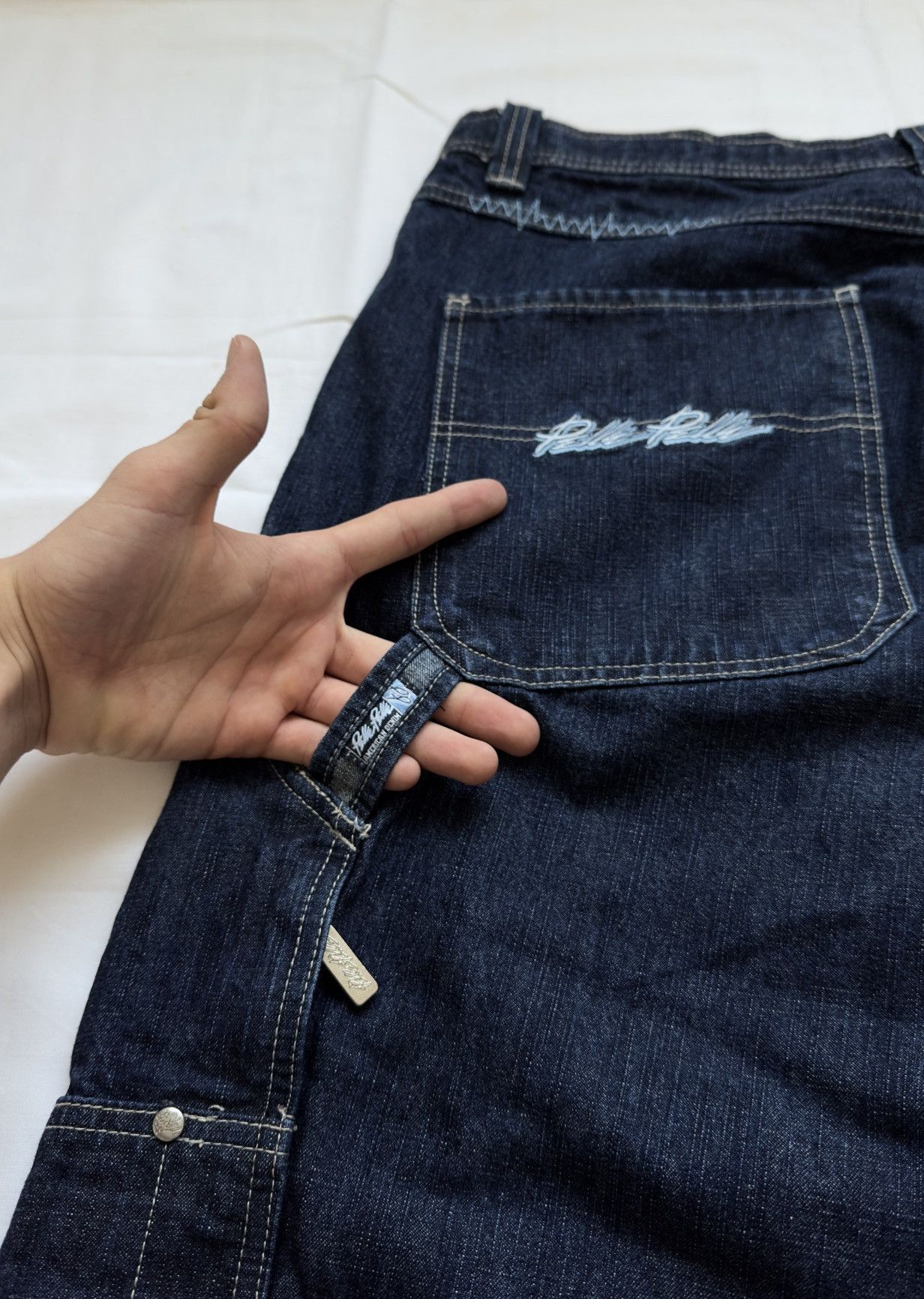 Pelle Pelle VINTAGE PELLE PELLE DENIM RAP BAGGY CARPENTER 90S RARE JEANS Size US 38 / EU 54 - 8 Thumbnail