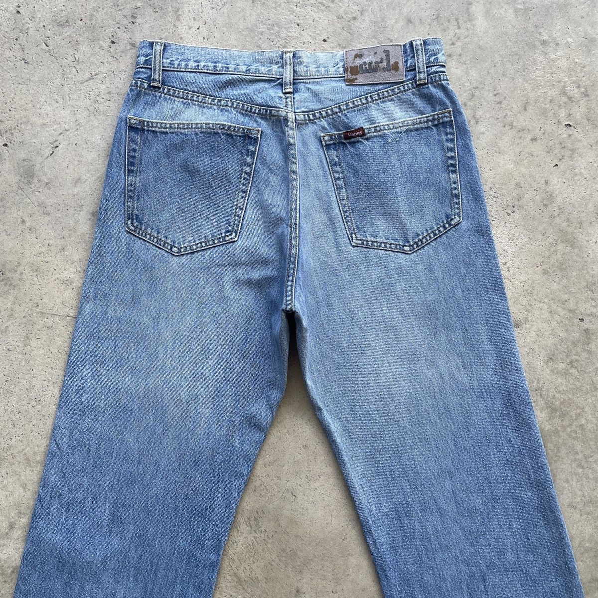 Hanes × Jean × Vintage Vintage Hanes Faded Jeans Denim Pants W32x29.5 Size US 32 / EU 48 - 9 Thumbnail