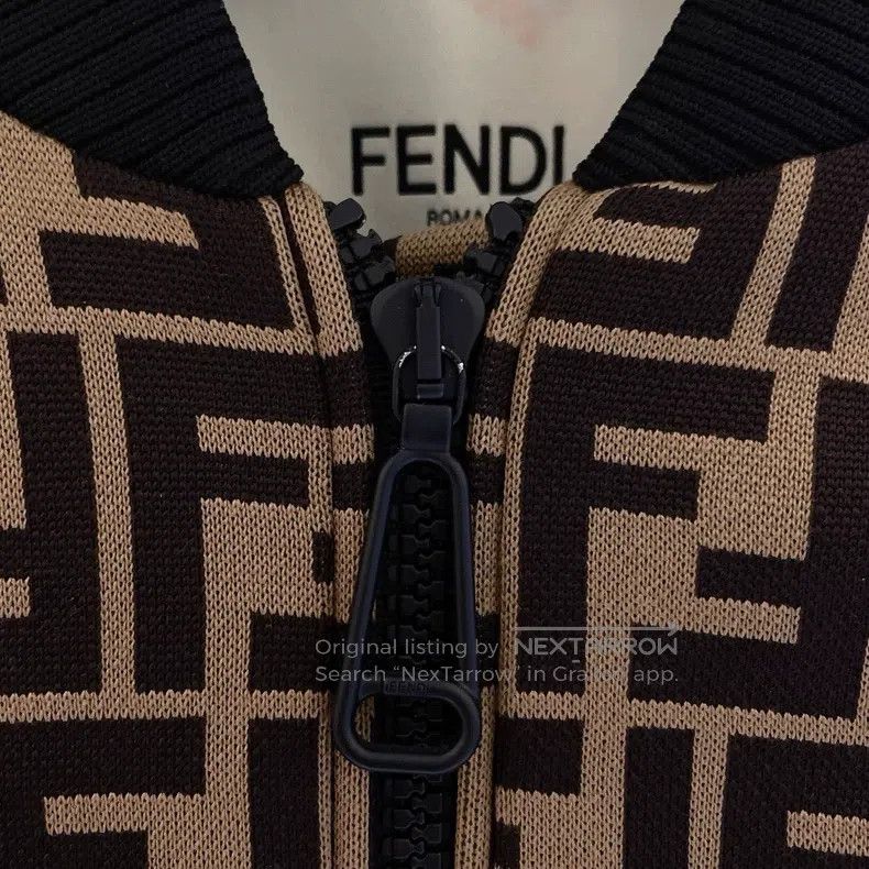 Fendi Fendi FF logo full print, puff sleeve jacket Size XXS / US 00 / IT 34 - 5 Thumbnail