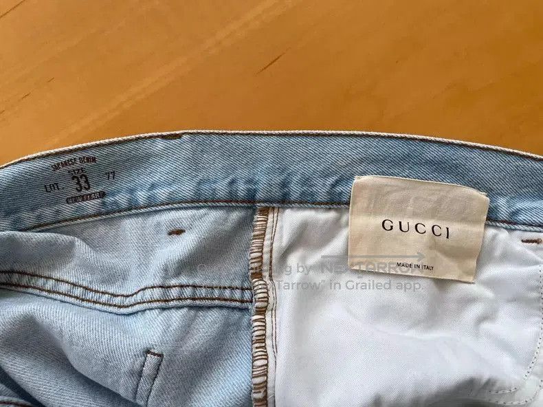 Gucci Gucci Heart Embroidered Flared Jeans. Size US 33 - 7 Thumbnail