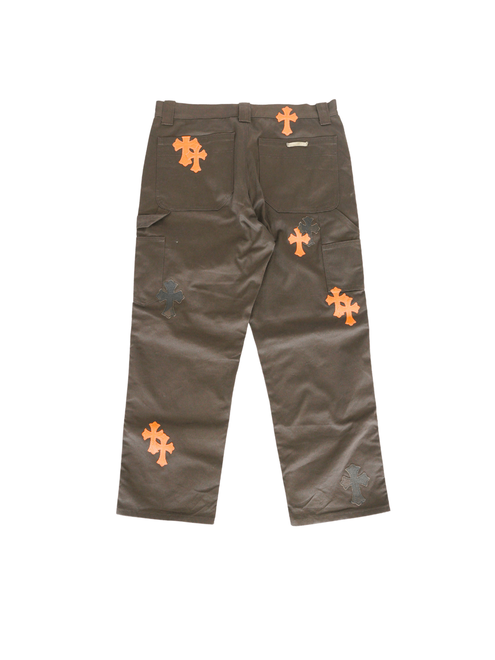 Chrome Hearts Chrome Hearts Cross Patch Double Knee Carpenter Pants - 36 Size US 36 / EU 52 - 2 Thumbnail