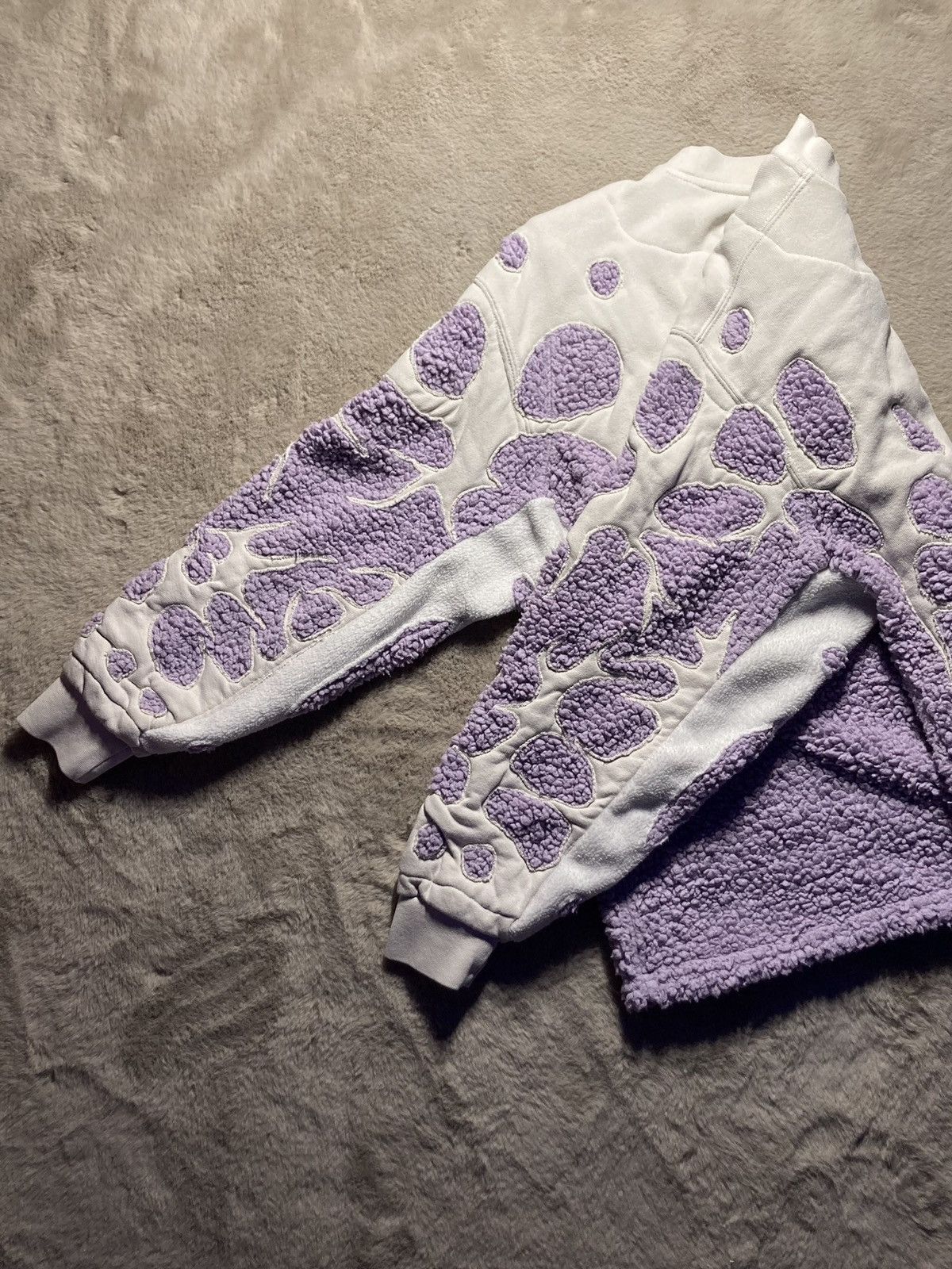 Nike × Vintage ⛩️Nike fleece sweatshirt custom vintage 2k rare purple baggy Size US M / EU 48-50 / 2 - 5 Thumbnail
