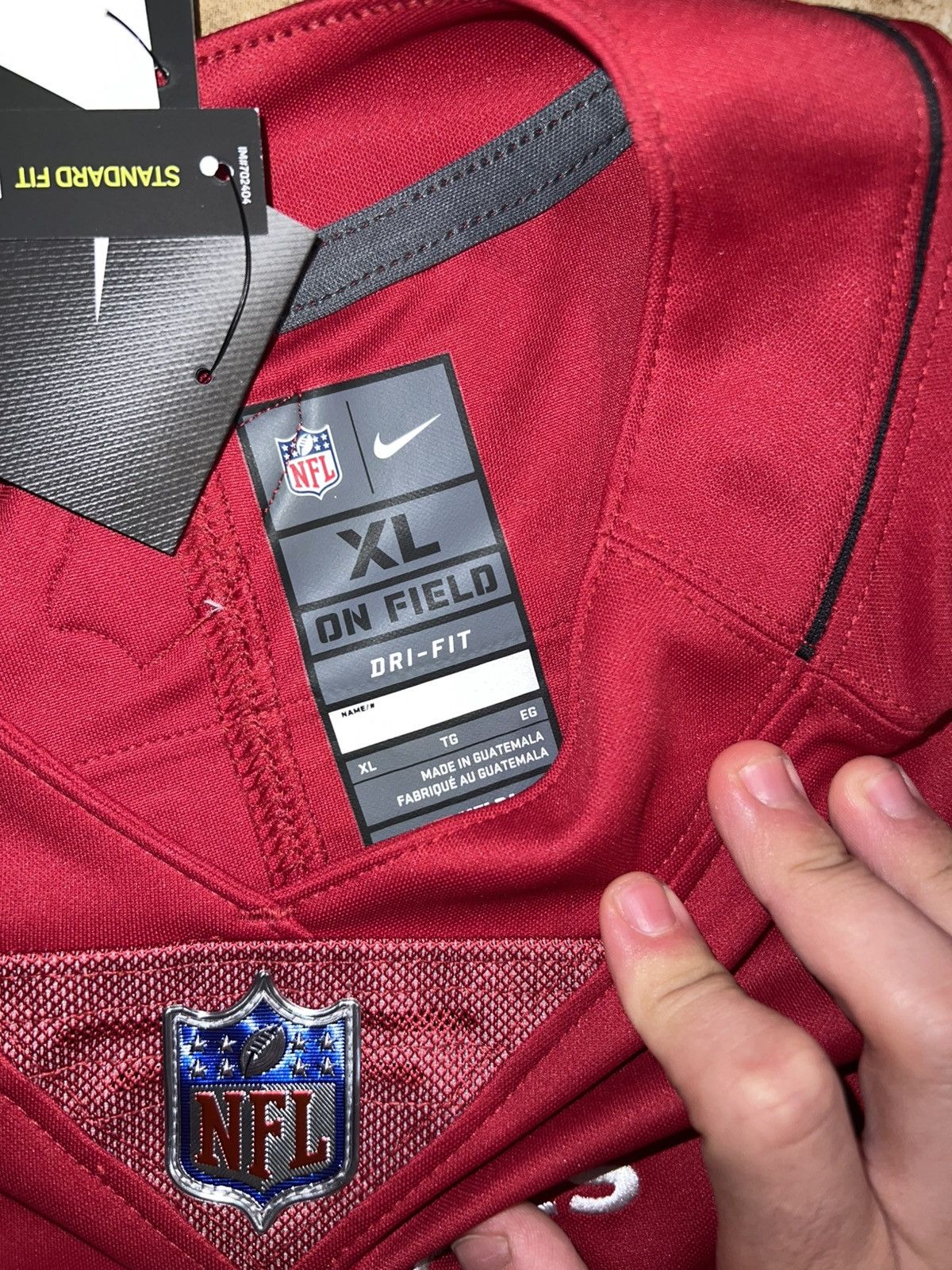 NFL NFL Arizona Cardinals Kyler Murray #1 Stitched Jersey XL Size US XL / EU 56 / 4 - 7 Thumbnail