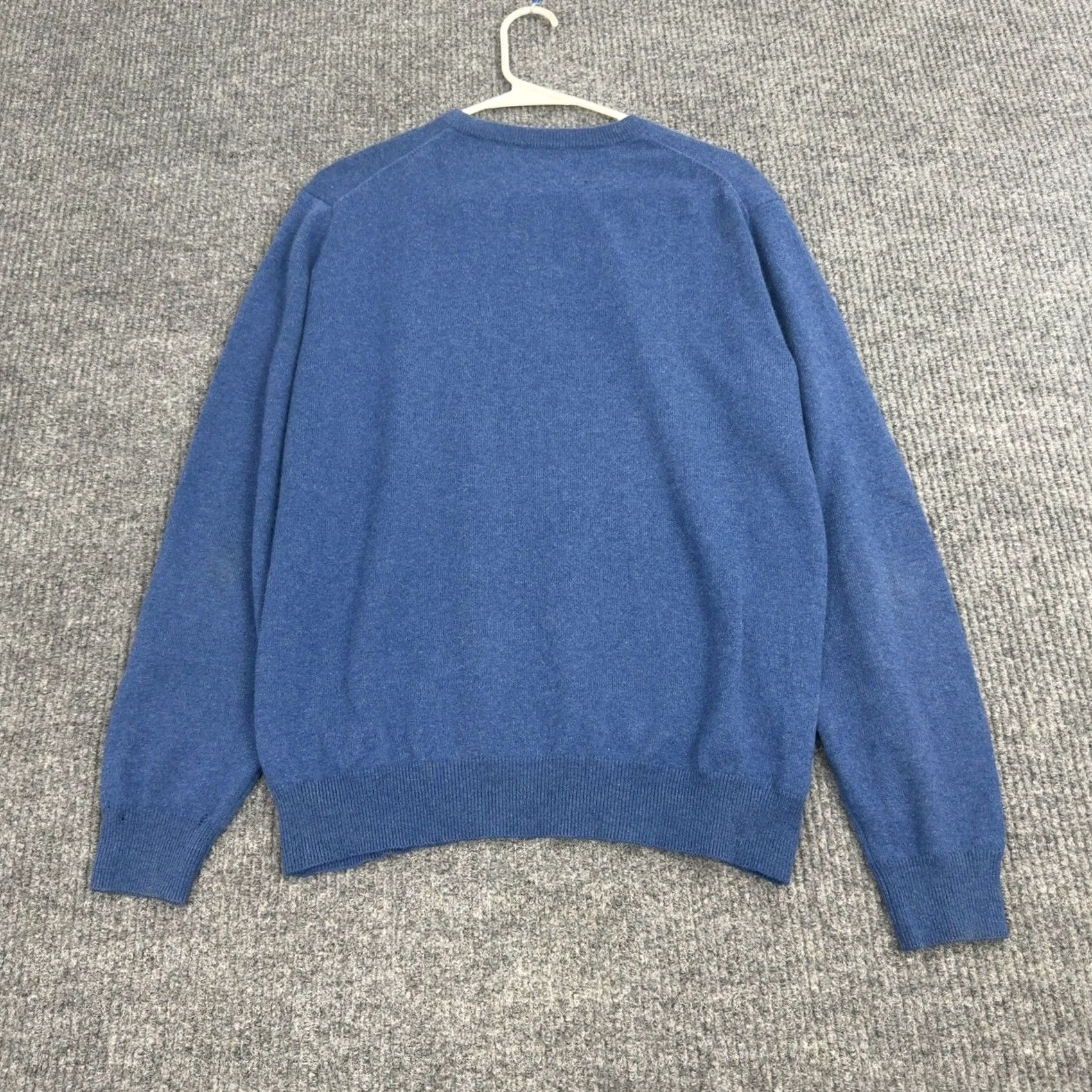 Vintage Pure Cashmere Crewneck Mens Blue M Wool Size 100% - Luxury Size US M / EU 48-50 / 2 - 5 Thumbnail