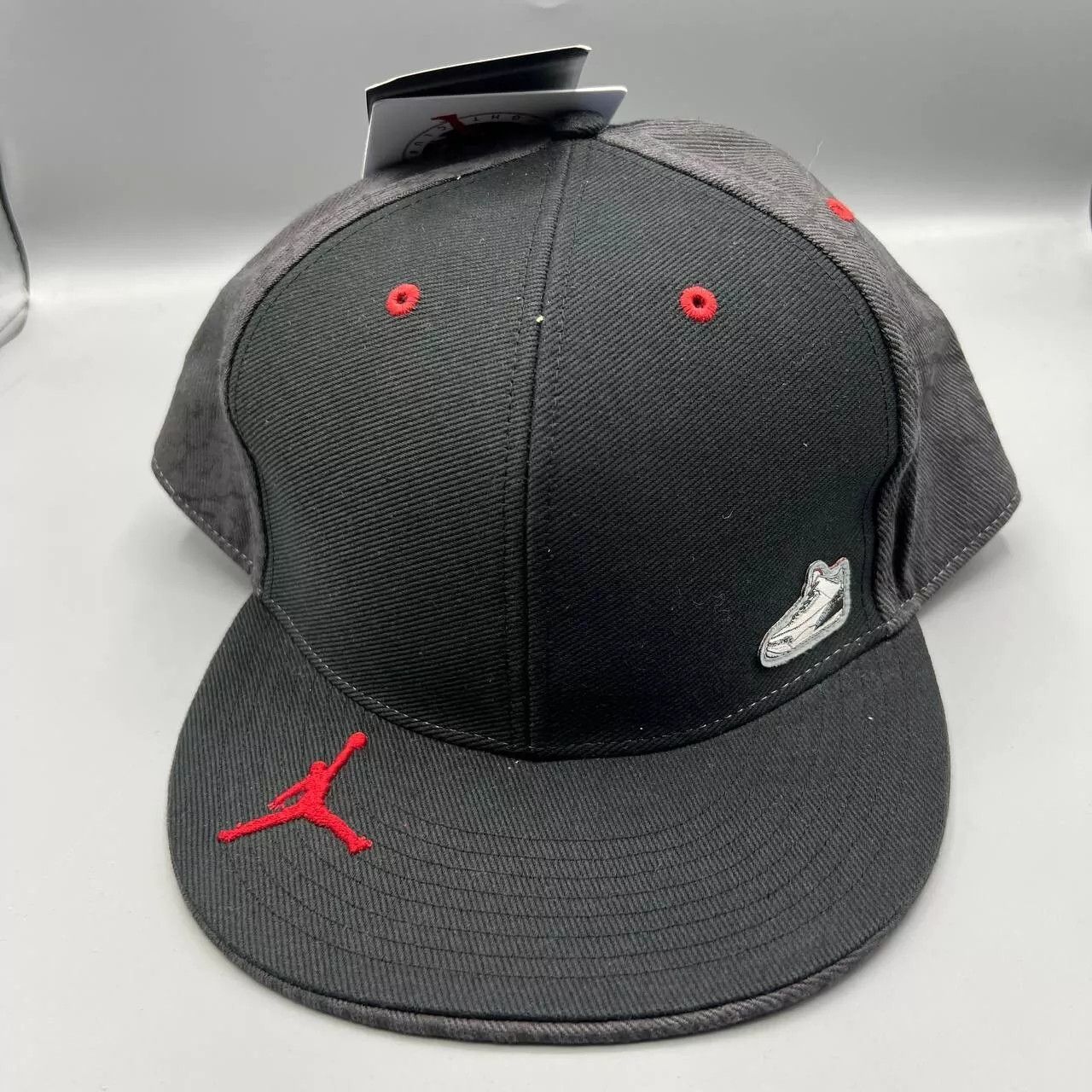 Jordan Brand Air Jordan Hat Men 8 Black Retro Jumpman Fitted Cap New Size ONE SIZE - 1 Thumbnail