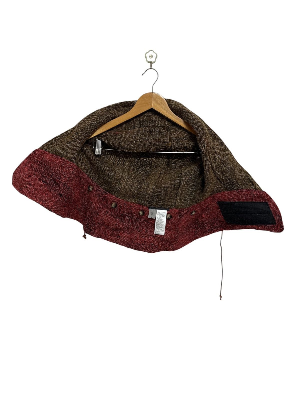 Yohji Yamamoto Rare🔥Vintage Yohji Yamamoto Woolen Snood Hood Size ONE SIZE - 9 Thumbnail