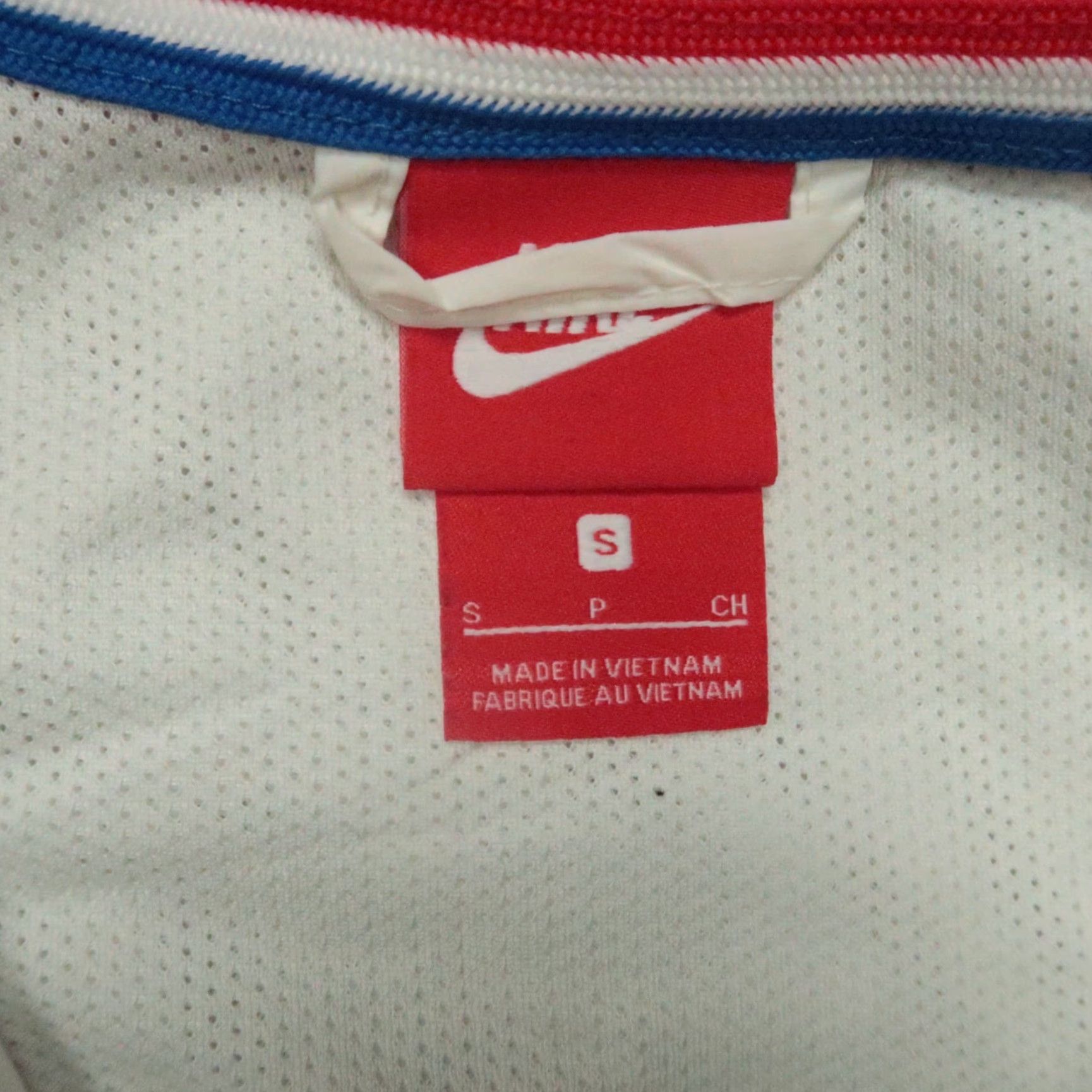 Nike Nike Jacket Mens Small Blue White Windrunner Windbreaker Zip Hooded Pockets Full Zip Regular Fit Sports Casual Size US S / EU 44-46 / 1 - 4 Thumbnail