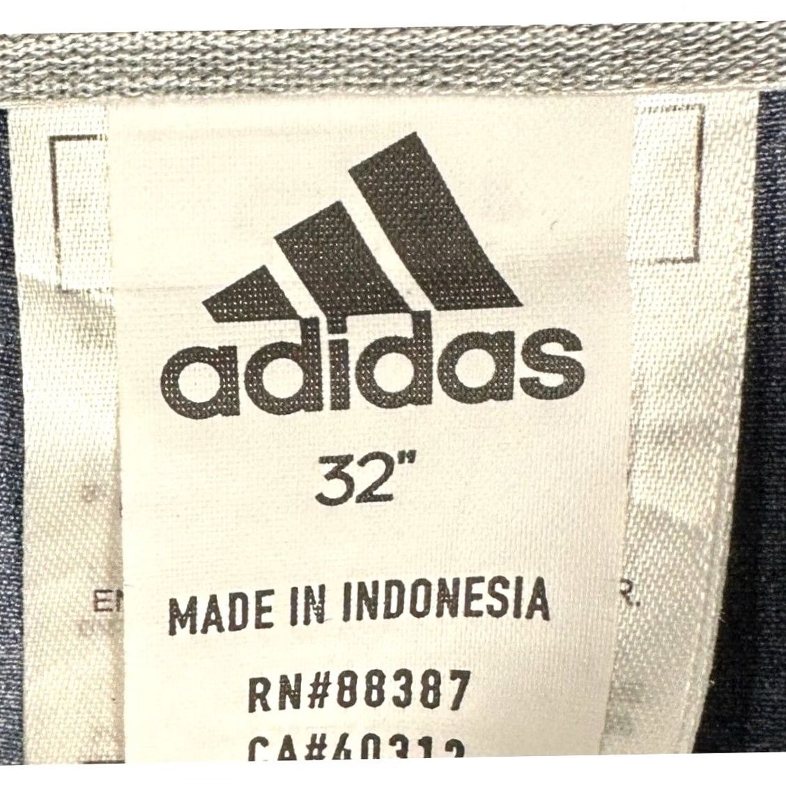 Adidas Adidas Shorts Mens 32 Navy Blue Golf Chino Herringbone Performance Stretch Logo Size US 32 / EU 48 - 3 Thumbnail