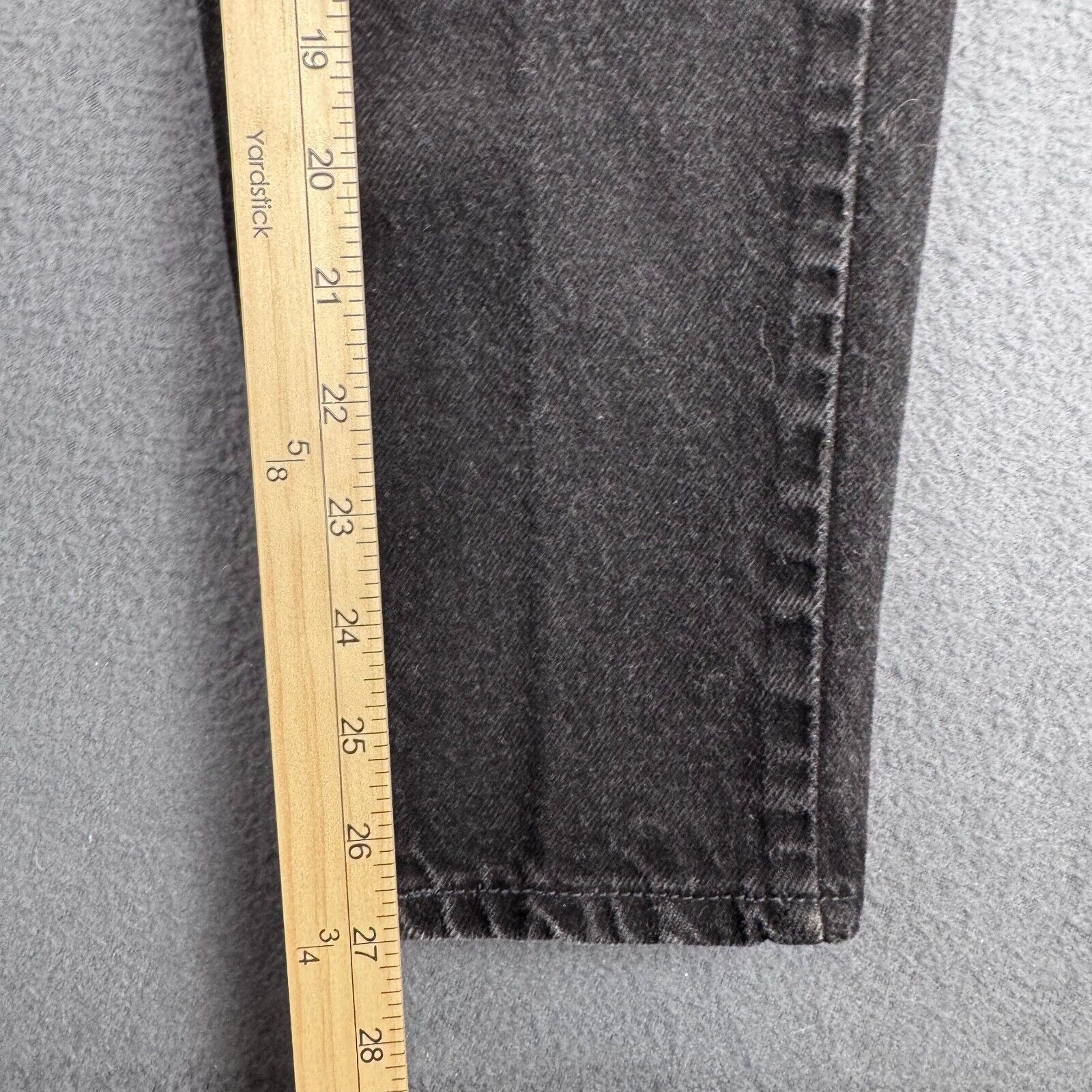 Levi's Levi's 521 Jeans Womens 6P Black Tapered Fit MADE IN USA Size 24" / US 00 / IT 34 - 8 Thumbnail