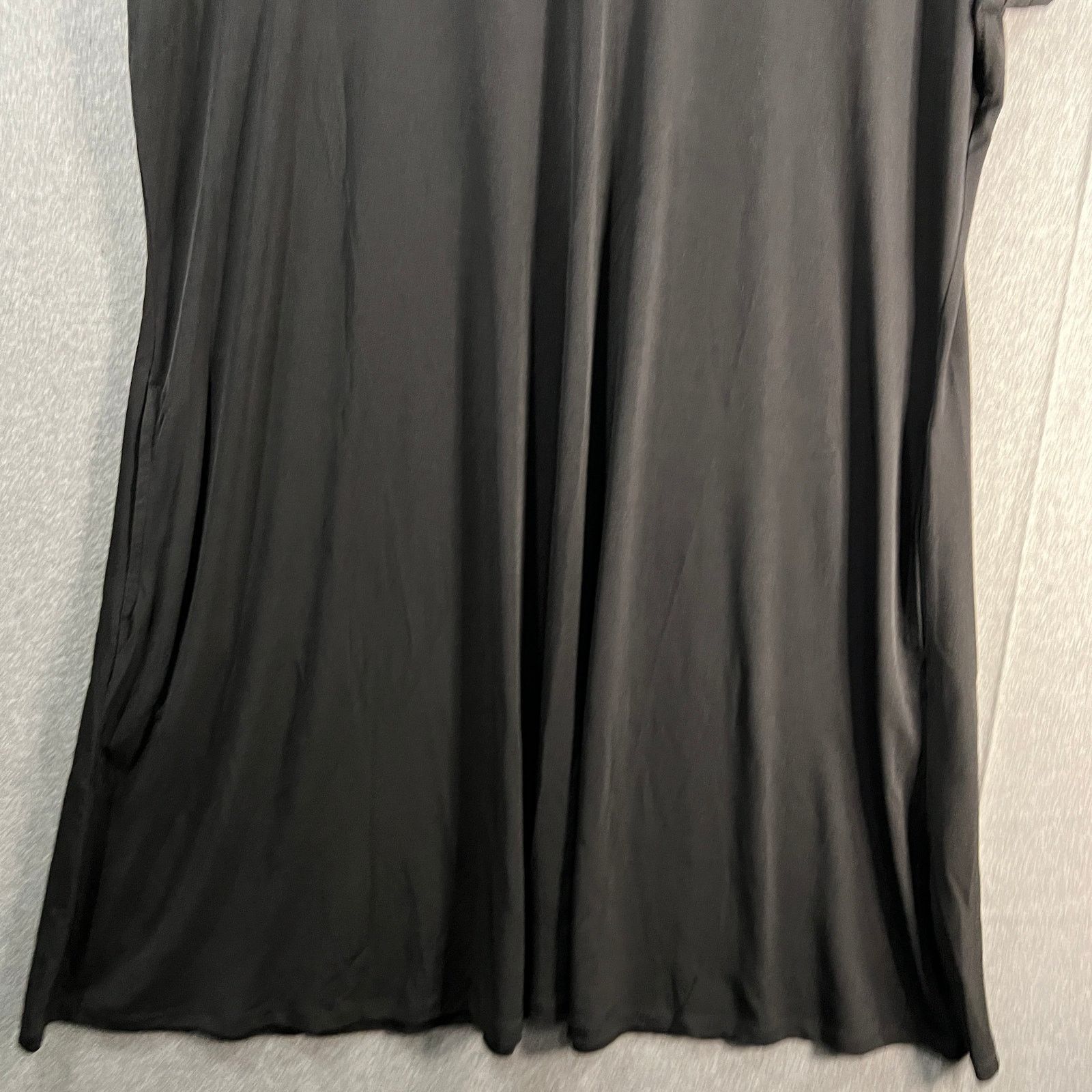 Other Susen Graver Liquid Knit Cap Sleeve Dress Black X-Large Size XL / US 12-14 / IT 48-50 - 5 Thumbnail
