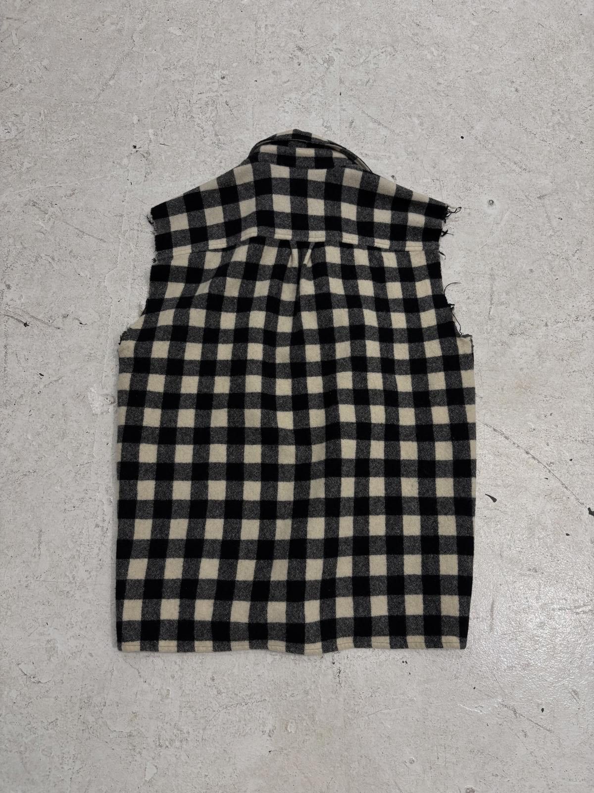 Raf Simons Raf Simon’s Sleeveless Flannel Shirt Size US L / EU 52-54 / 3 - 3 Thumbnail