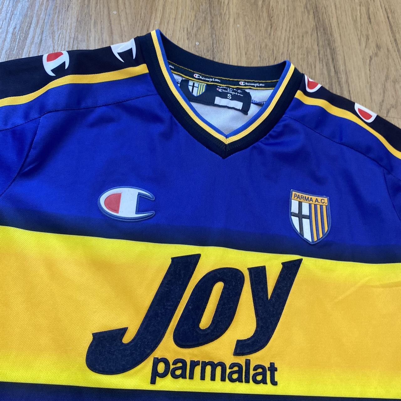 Champion 2001-02 Nakata Parma Champion Joy Parmalat Football Shirt Size US S / EU 44-46 / 1 - 3 Thumbnail